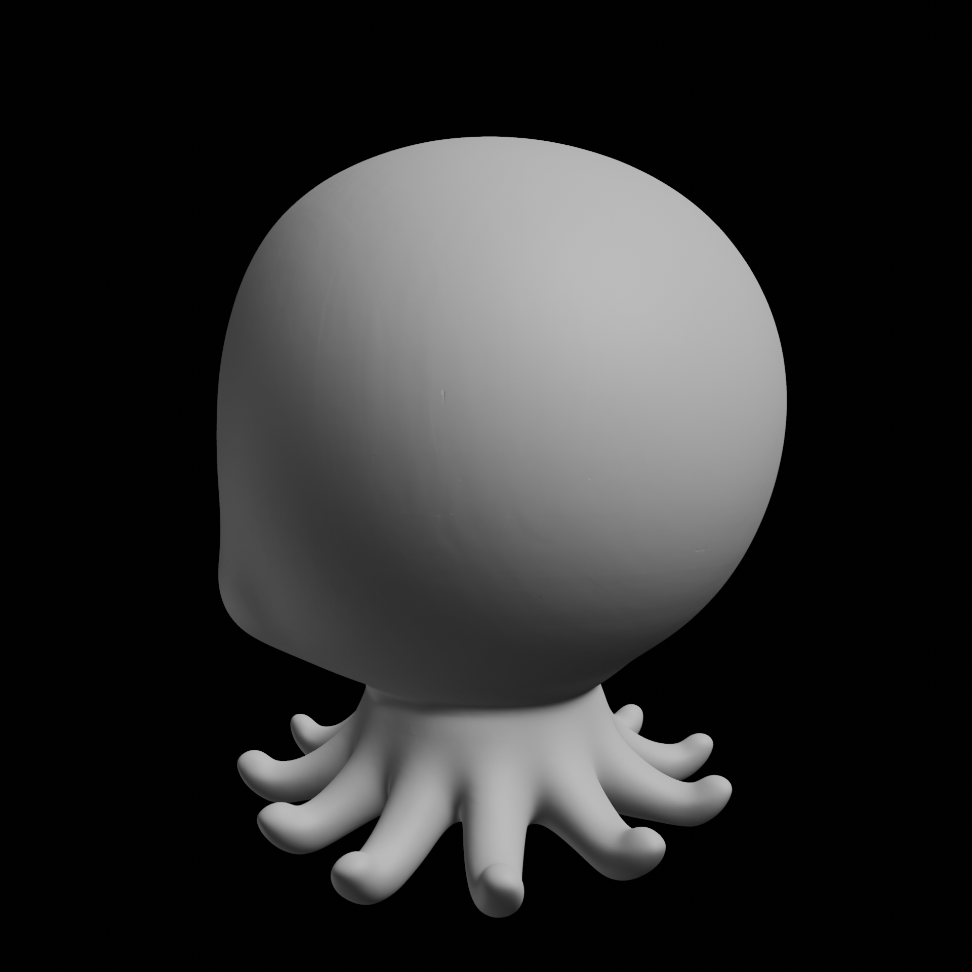 🐙 Chibi Octopus Character Print Model・ 3D File for 3D printing・Cults