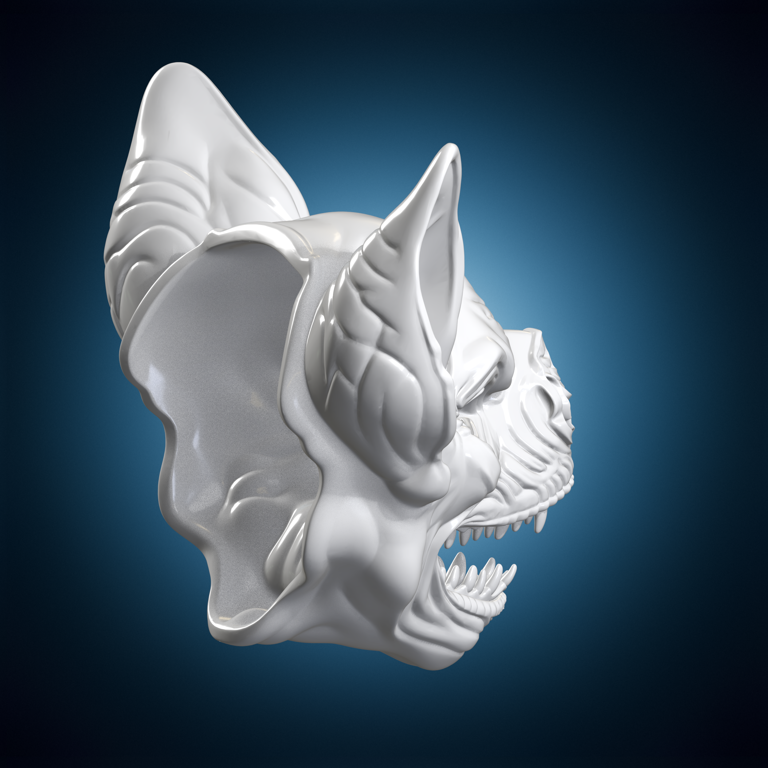 🦇 Bat Mask 3D Print Model・ 3D File for 3D printing・Cults