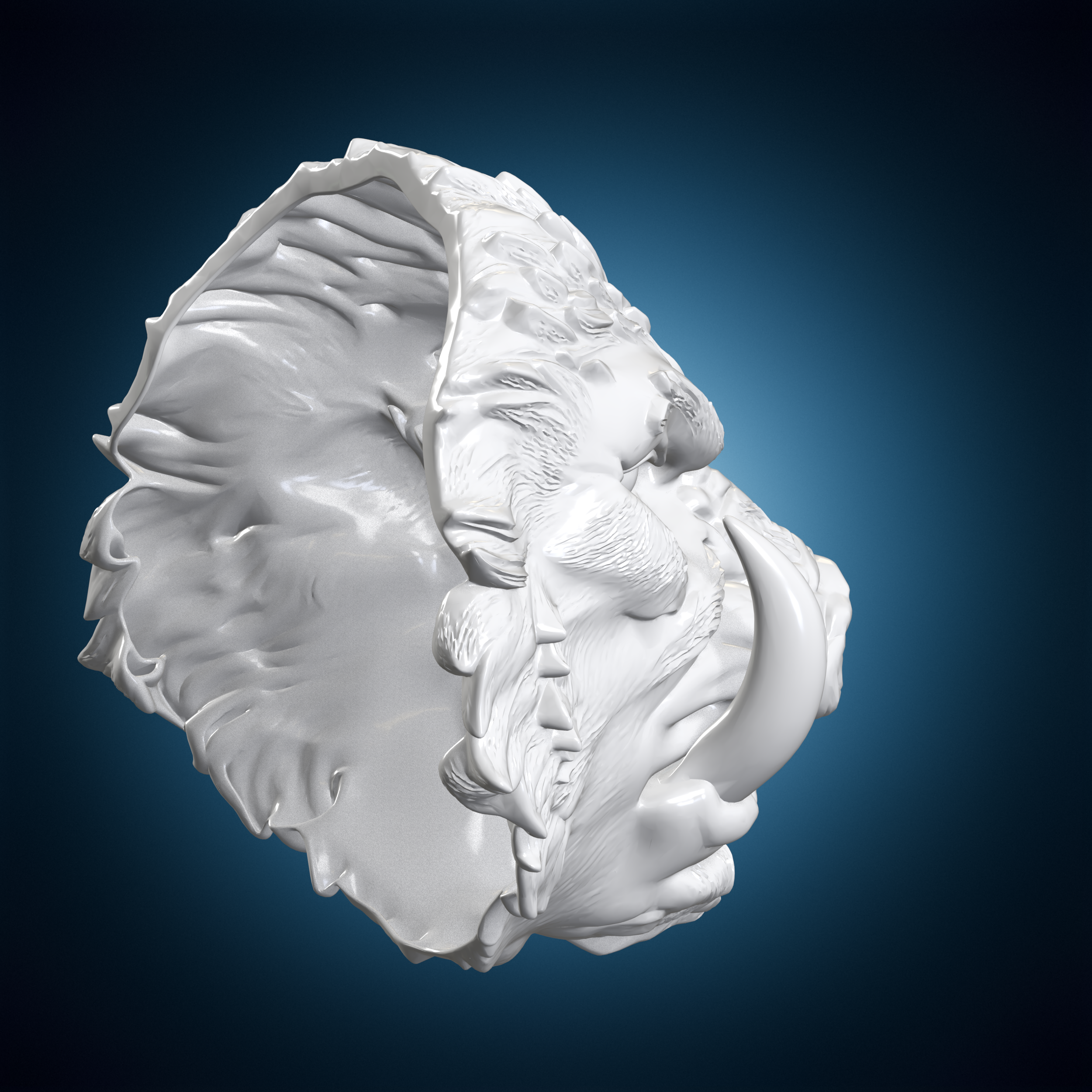 🐗 Boar Mask 3D Print Model・ 3D File for 3D printing・Cults