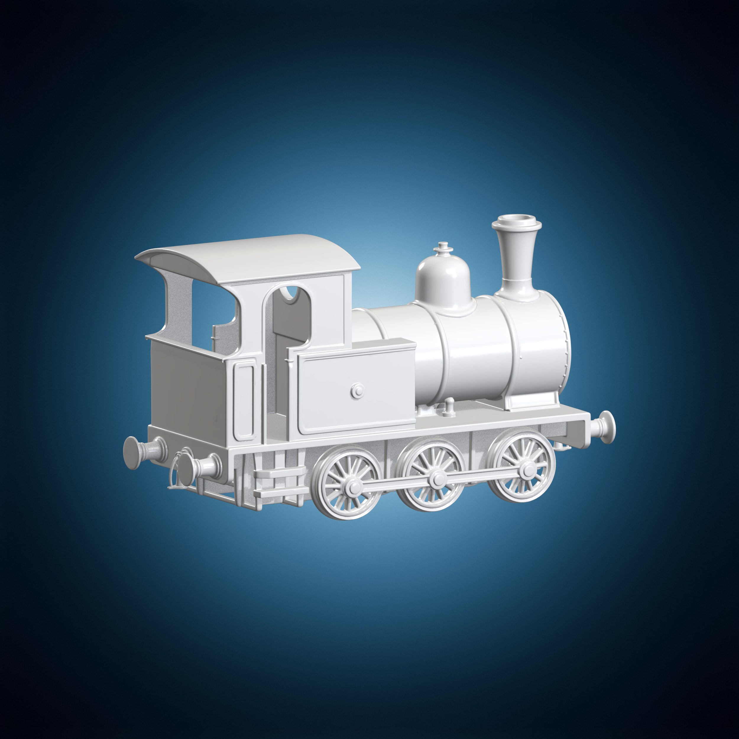 😤 Narrow Gauge Steam Engine 3D Print Model・ 3D File for 3D printing・Cults