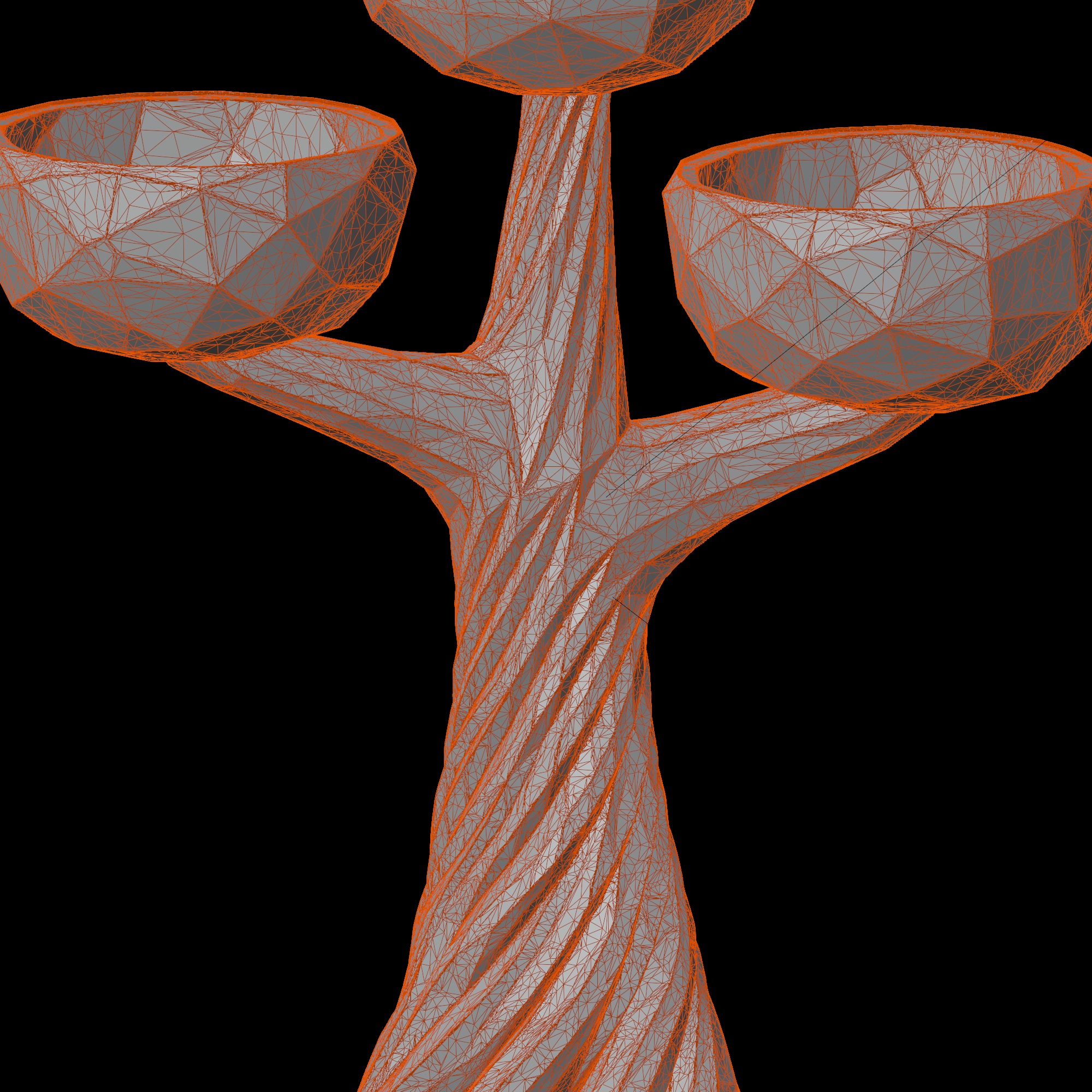 🌳 Geometric Tree Display Stand 3D Print Model・ 3D File for 3D printing ...