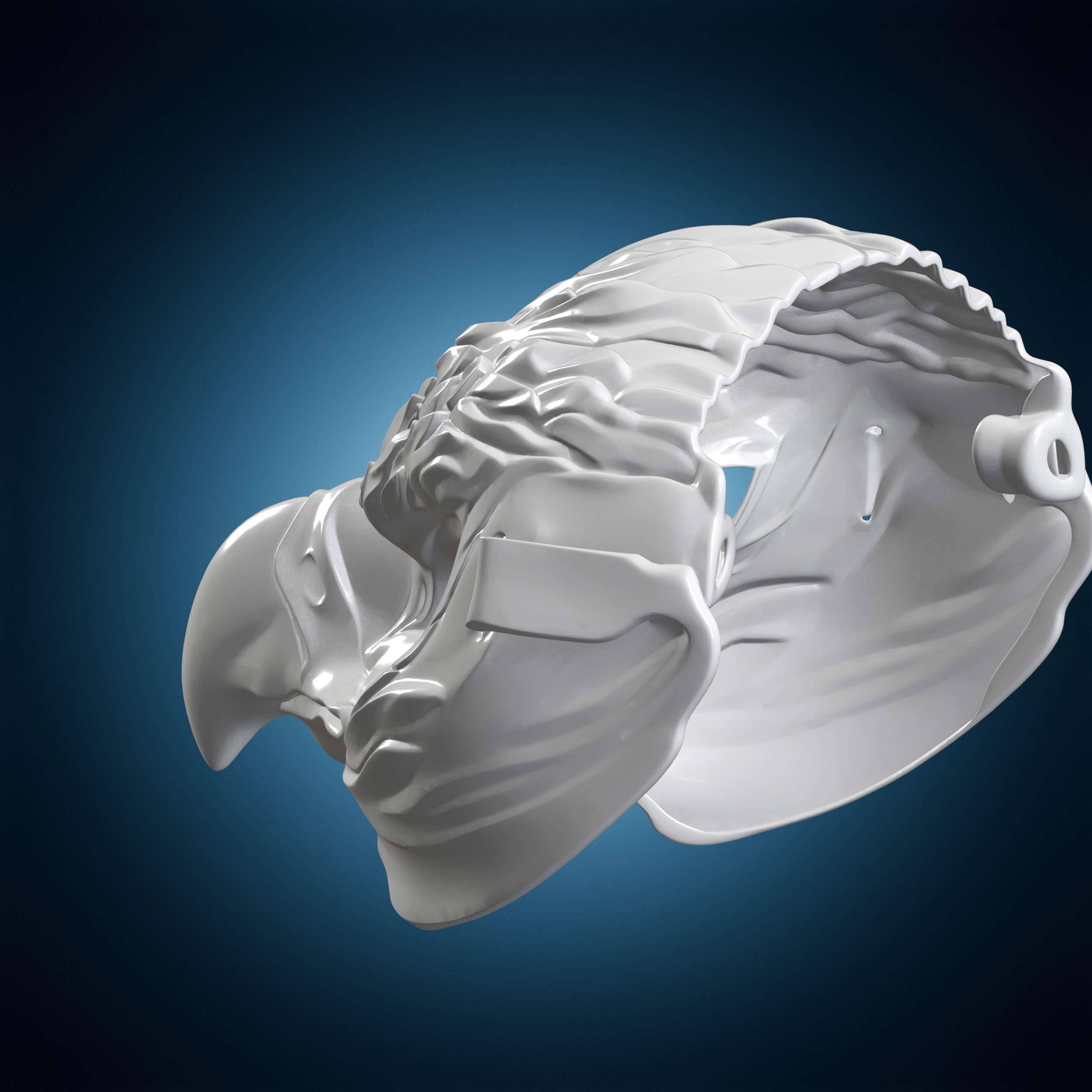 🦅 Hawk Mask 3D Print Model・ 3D File for 3D printing・Cults