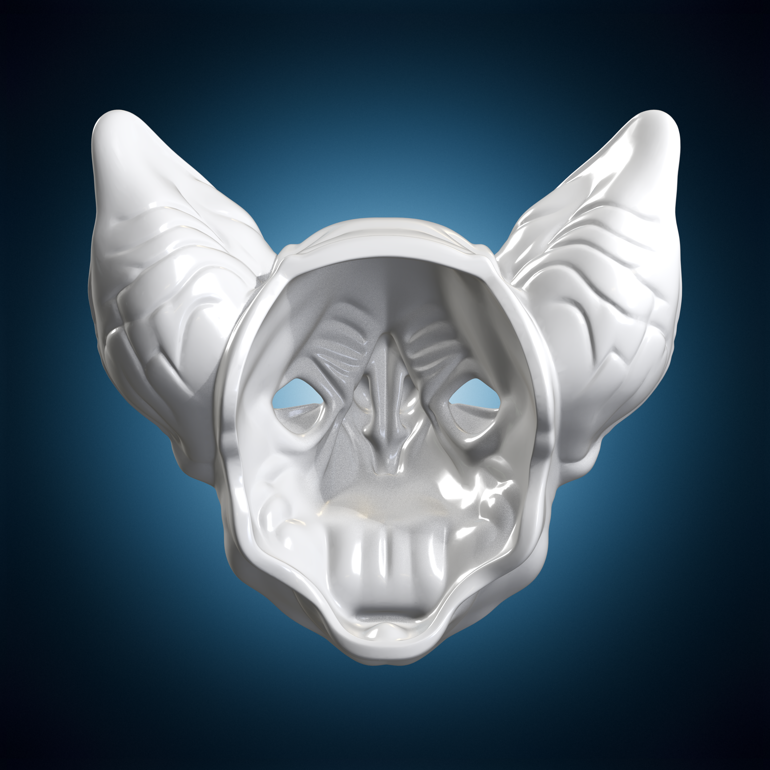 🦇 Bat Mask 3D Print Model・ 3D File for 3D printing・Cults