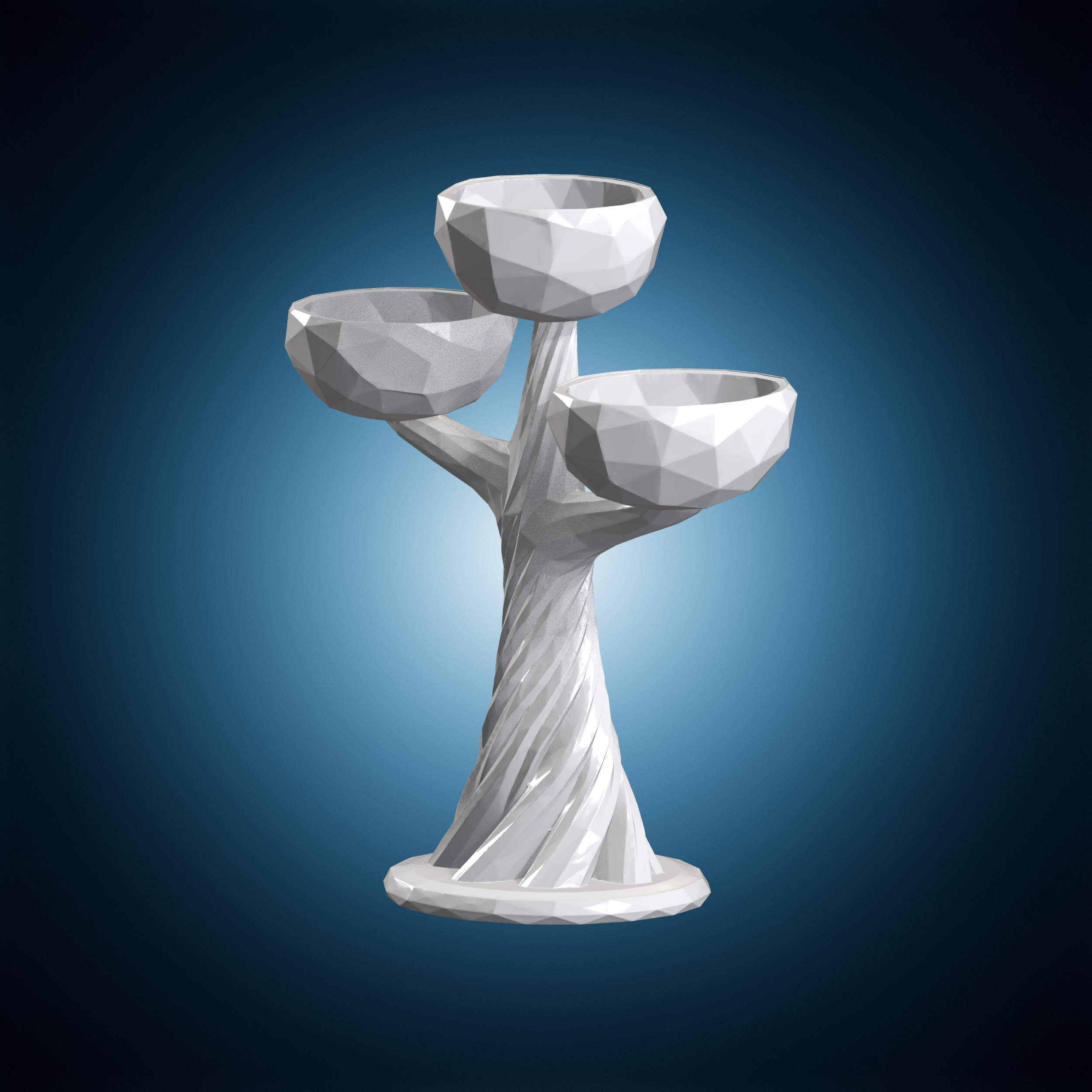 🌳 Geometric Tree Display Stand 3D Print Model・ 3D File for 3D printing ...