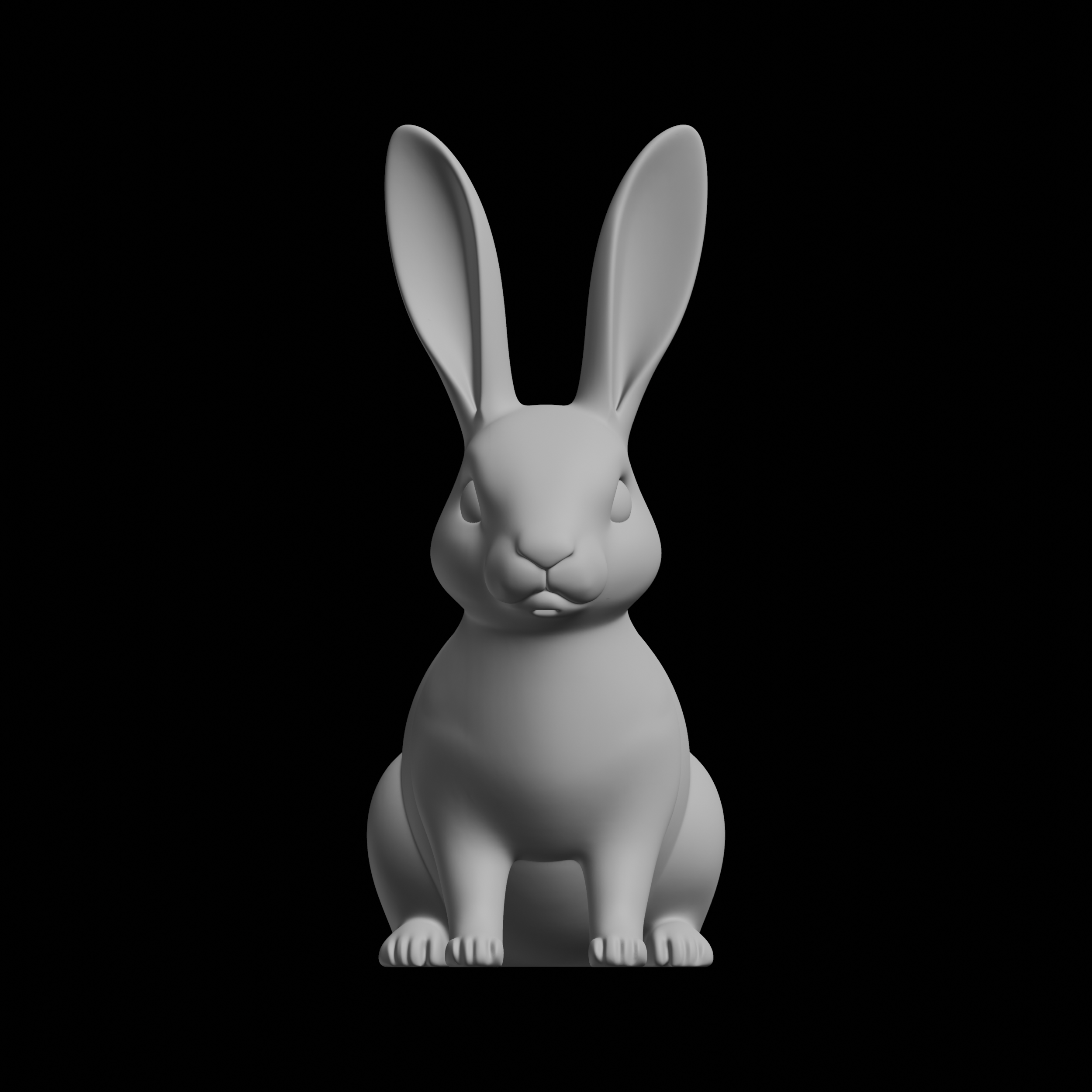🐇 Rabbit Animal Sculpture 3D Print Model・ 3D File for 3D printing・Cults