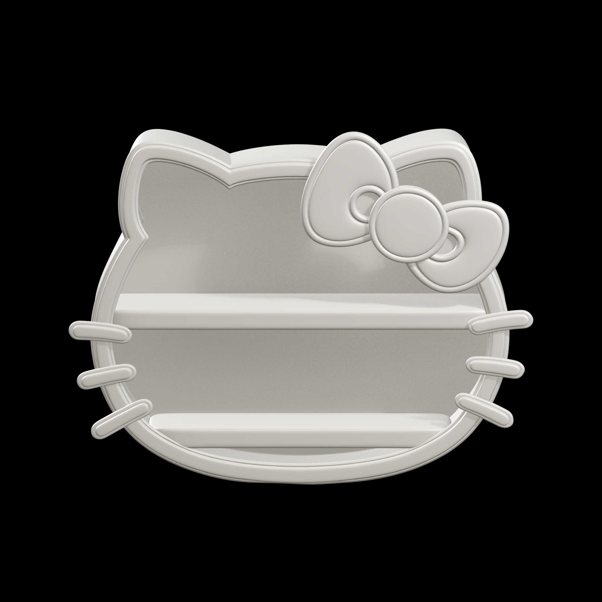 👋 Hello Kitty Shelf・ 3D File for 3D printing・Cults