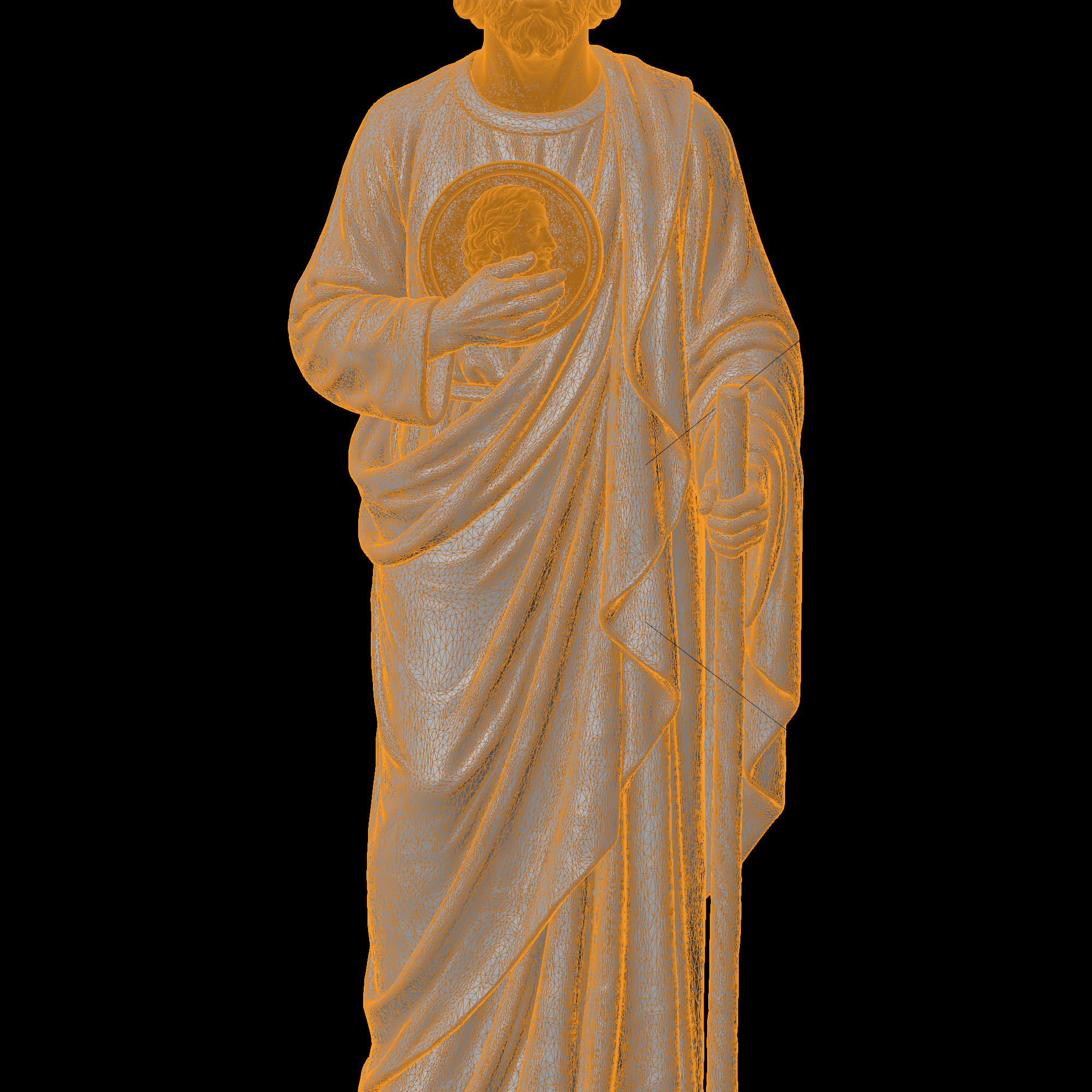 🎁 Saint Jude Thaddeus Statue 3D Print Model・ 3D File for 3D printing・Cults
