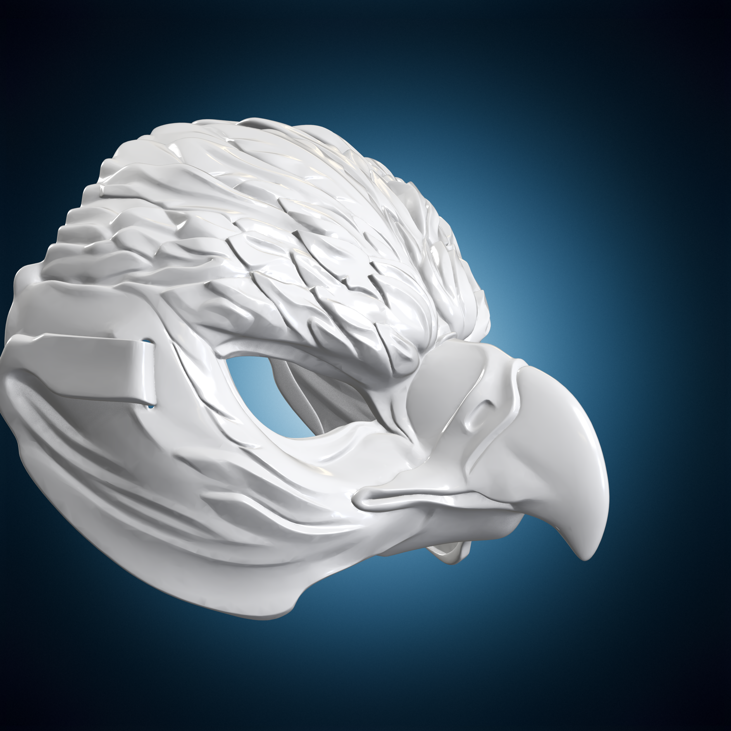 🦅 Hawk Mask 3D Print Model・ 3D File for 3D printing・Cults
