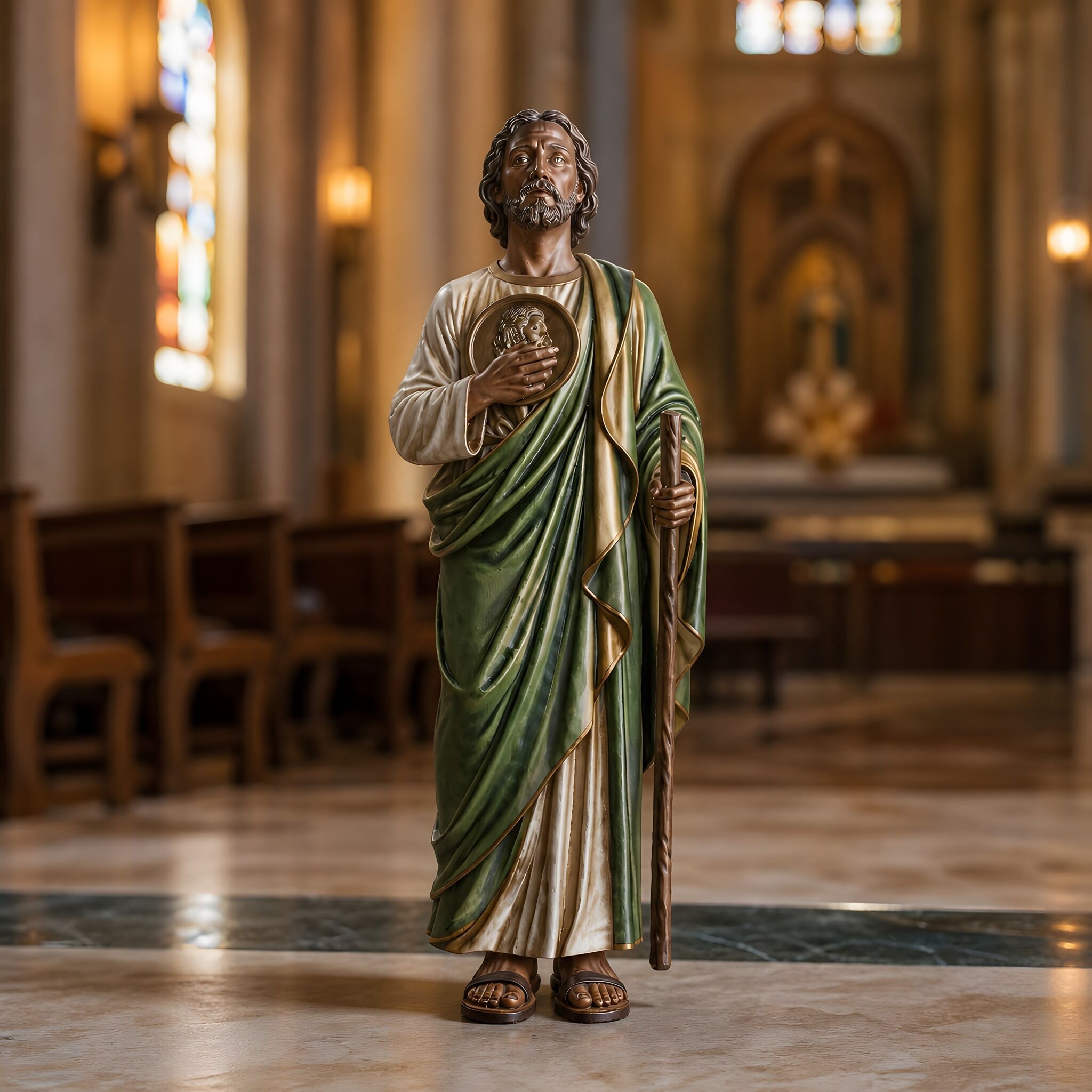🎁 Saint Jude Thaddeus Statue 3D Print Model・ 3D File for 3D printing・Cults