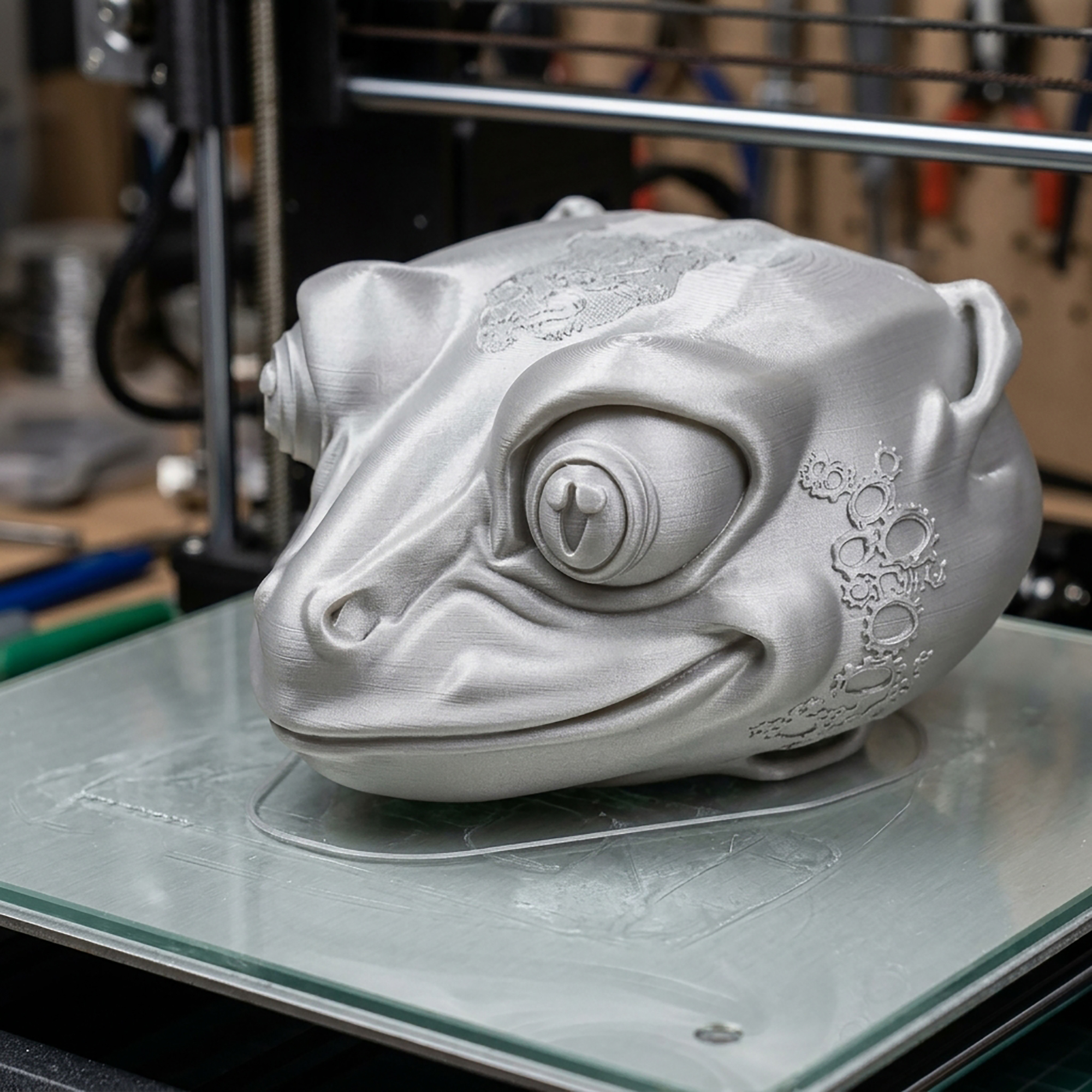 🐸 Frog Mask 3D Print Model・ 3D File for 3D printing・Cults