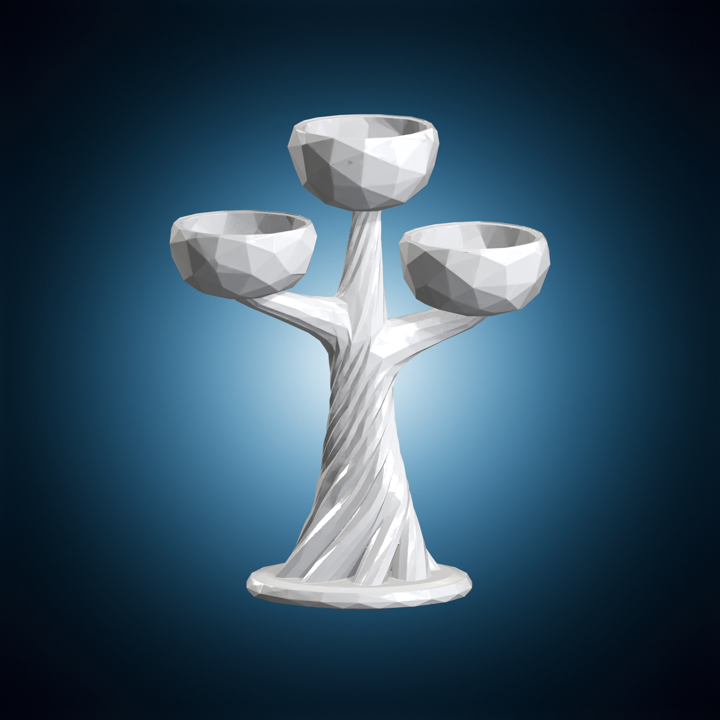 🌳 Geometric Tree Display Stand 3D Print Model・ 3D File for 3D printing ...