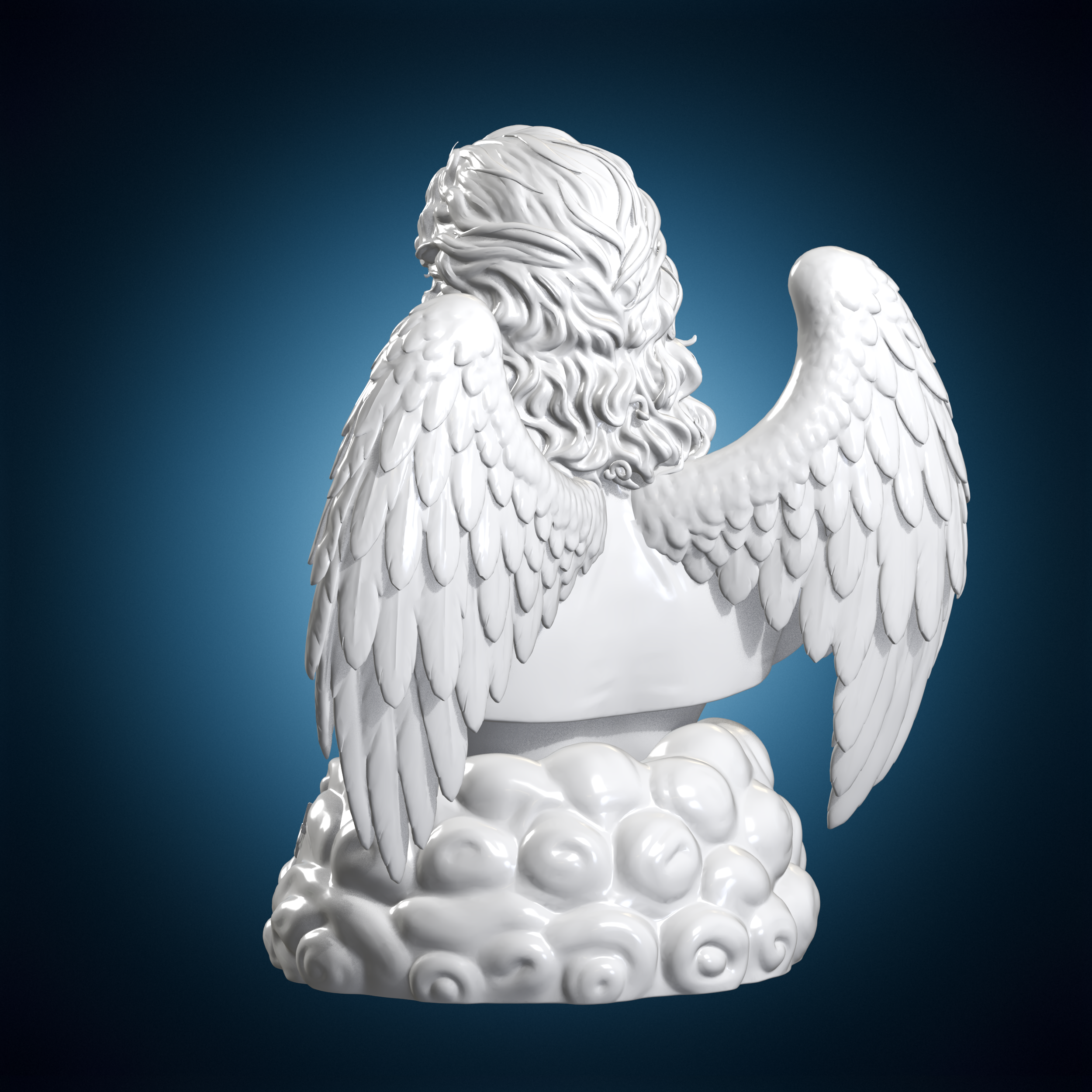 Five Angel Math 👼 Pop Angel Memorial Sculpture 3D Print Model・ 3D File for 3D printing ...