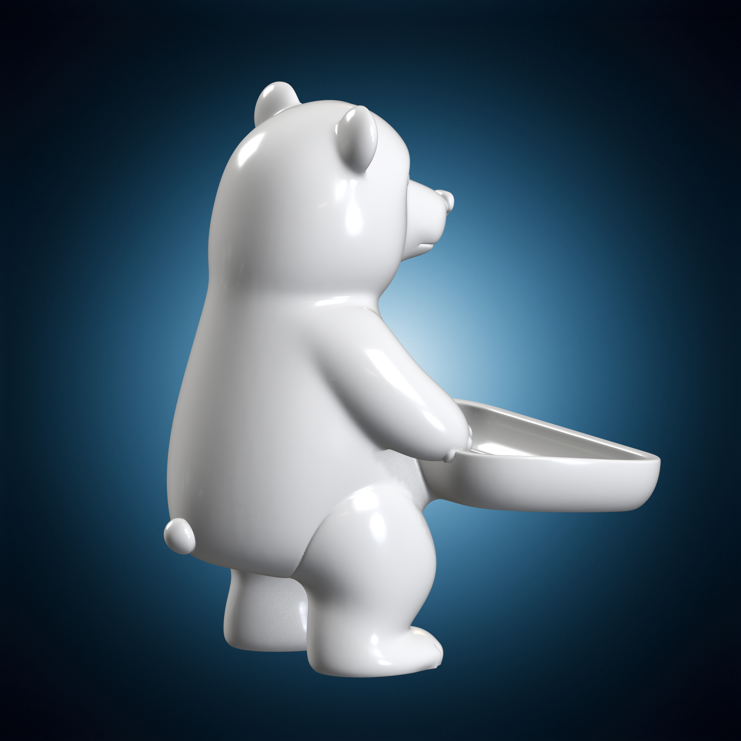 🐻 Bear Tray Organizer 3D Print Model・ 3D File for 3D printing・Cults