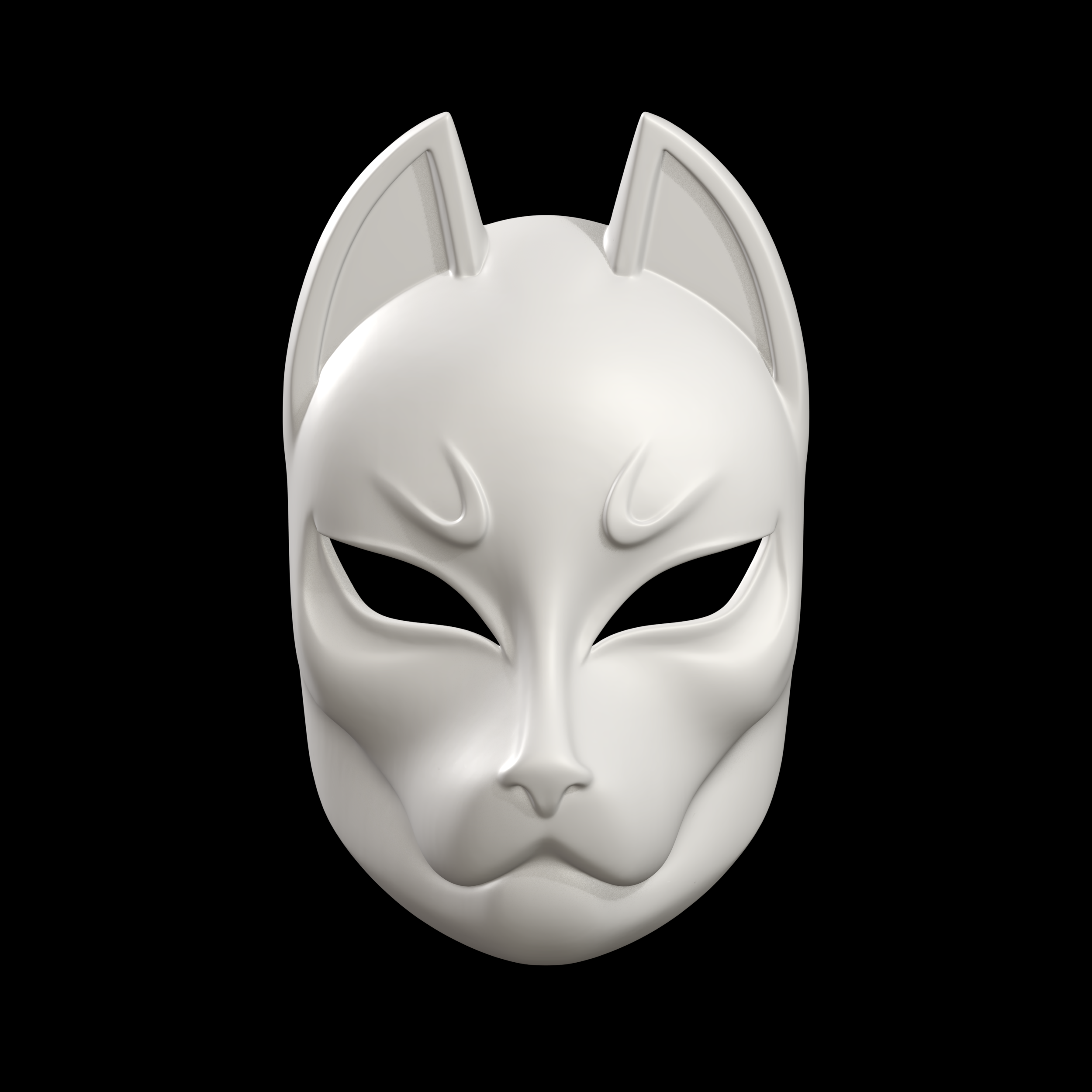 Random Mask 🦊 Kitsune Cultural Mask・ 3D File for 3D printing・Cults