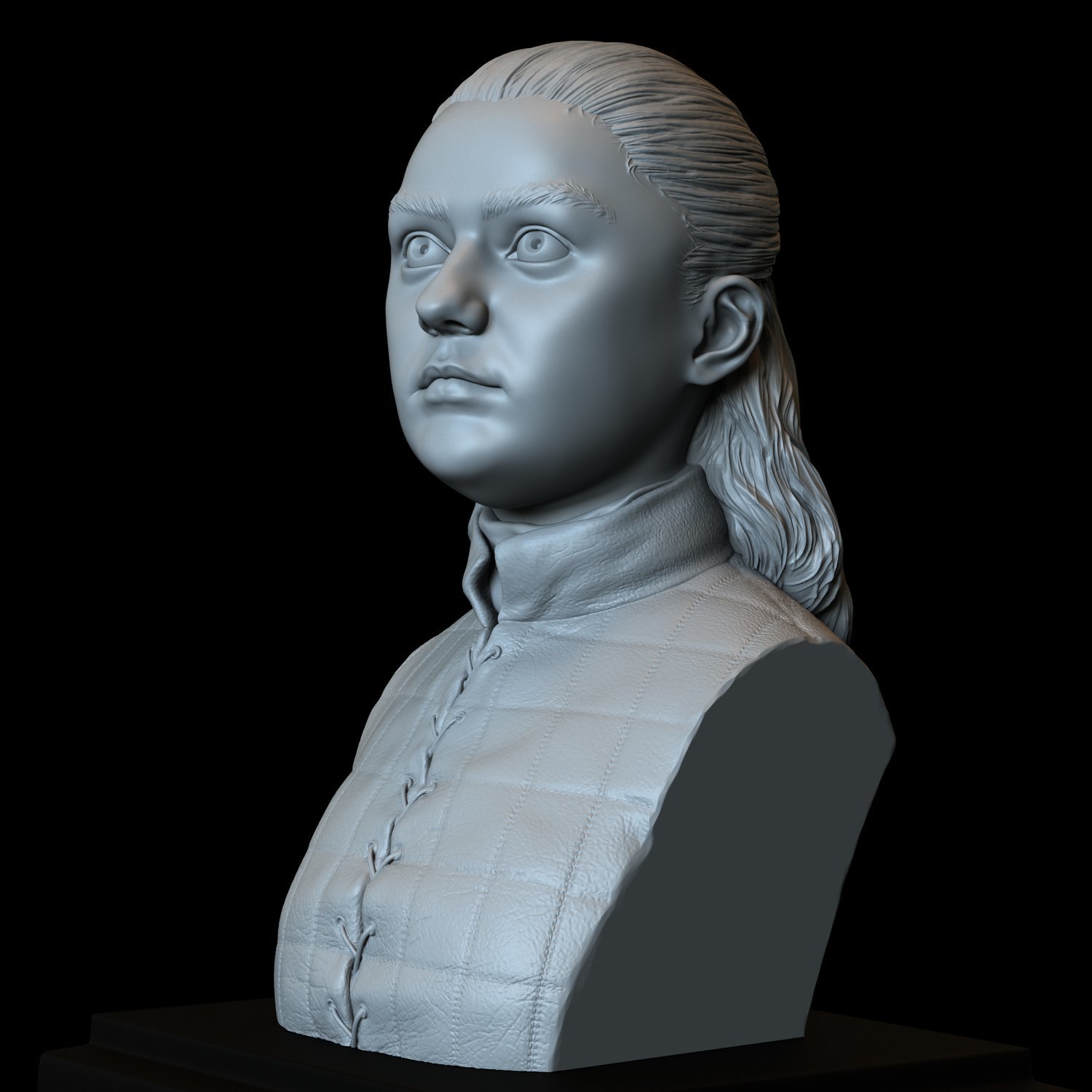 3D file Arya Stark (Maisie Williams) - Game of Thrones, 3d Printable ...