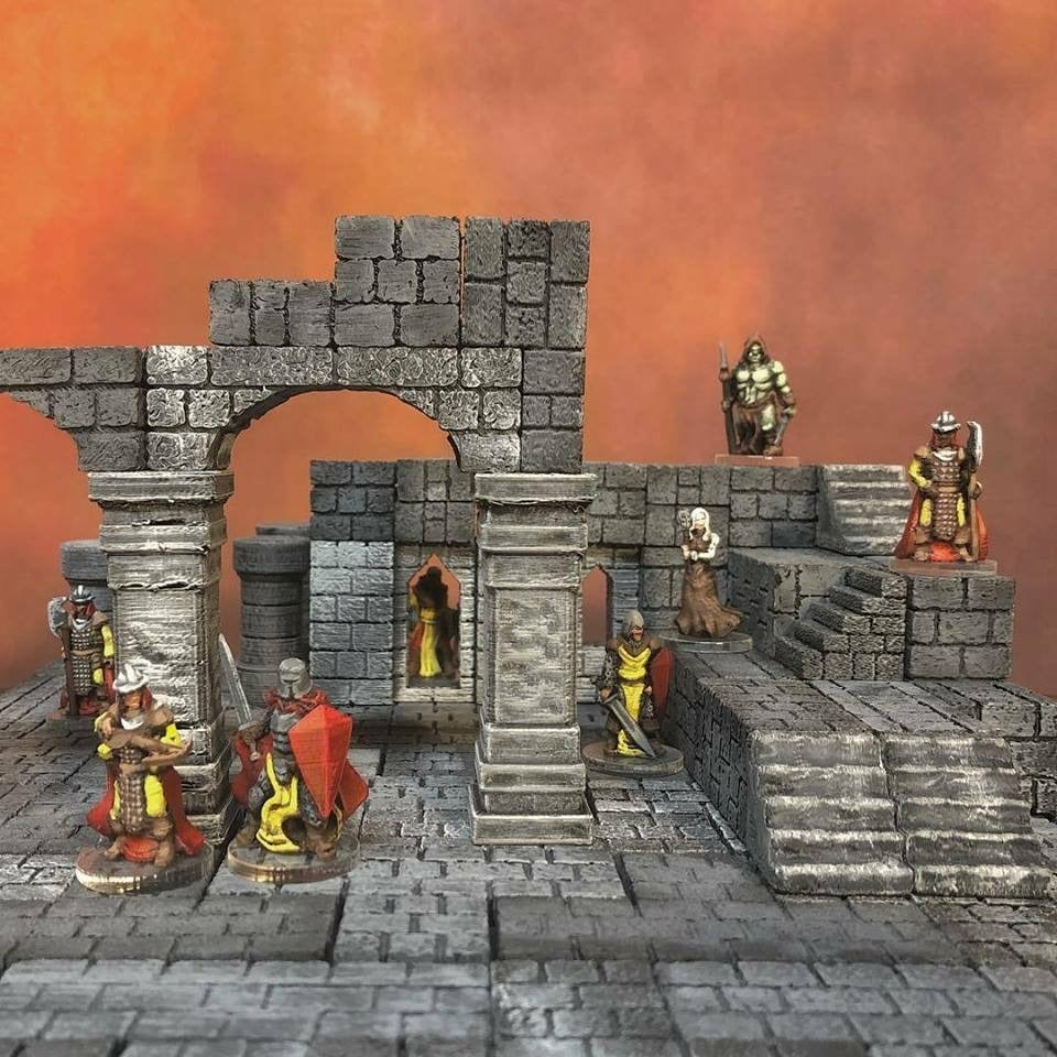 Scatterblocks 🏰 ScatterBlocks: Tall Stone Pillar (28mm/32mm scale)・Free STL File for ...