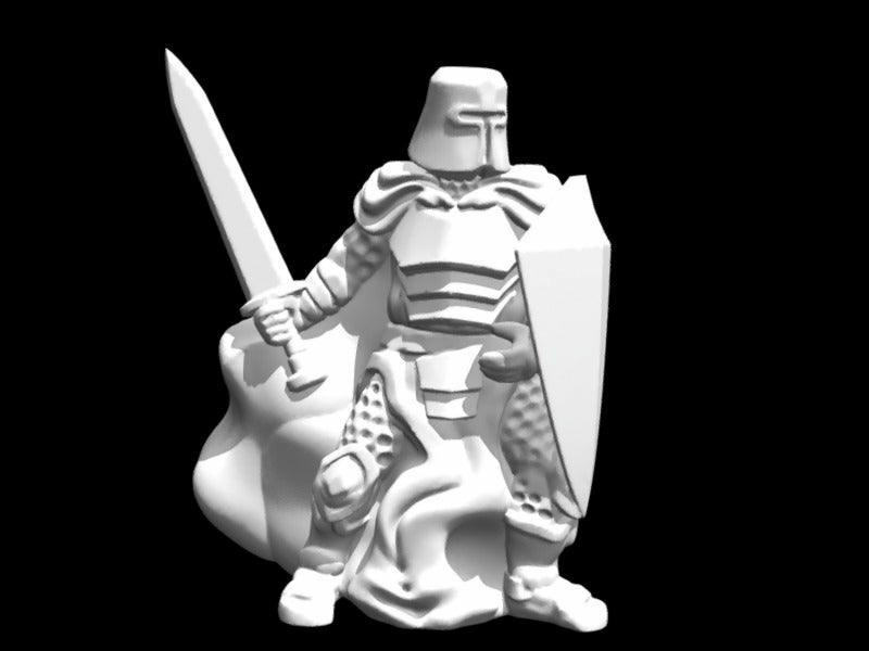 🎲 Knight (28mm/32mm scale)・Free STL File for ・Cults