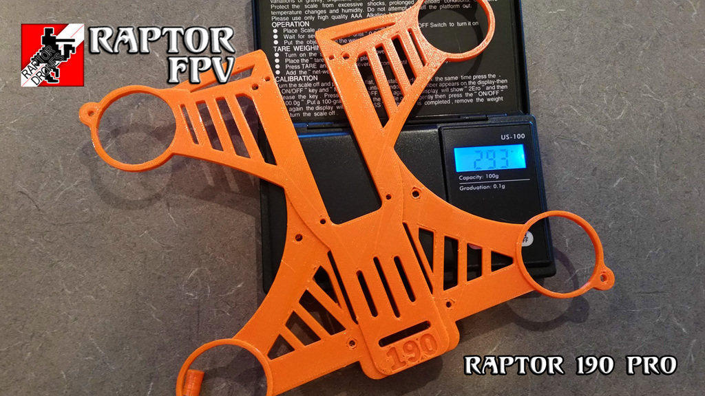 Free 3D file Raptor 190 Racing Quadcopter 🚁 ・Template to download and ...