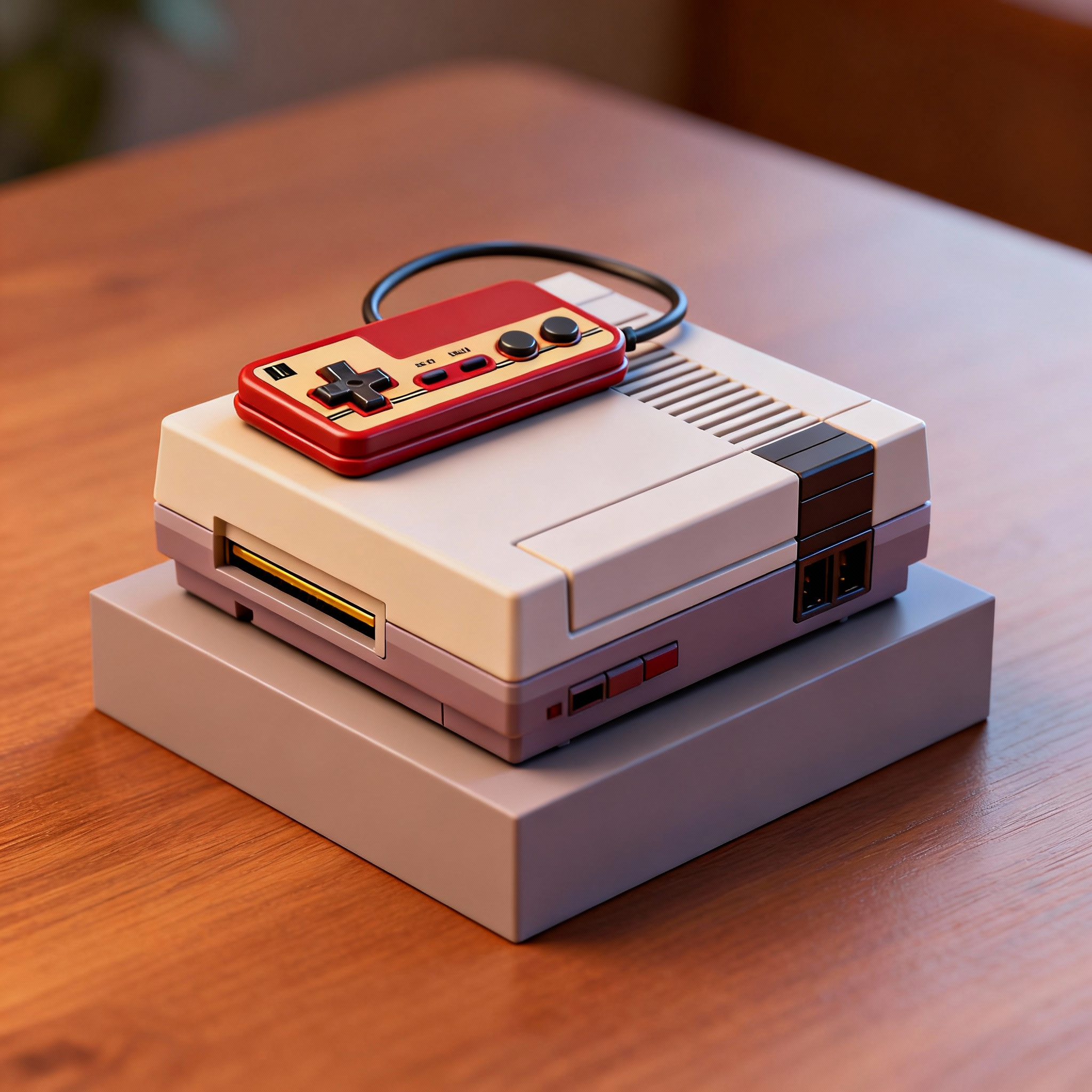 🎨 Nintendo NES Console \u0026 Controller 3D Print Model STL・ 3D File for 3D  printing・Cults, image size:2048x2048