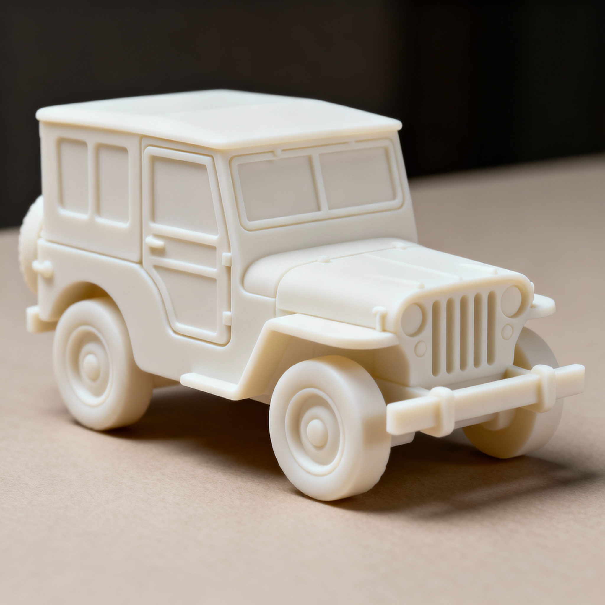 🎨 Willys Jeep Style 3D Print Model - Classic Off-Road Vehicle STL