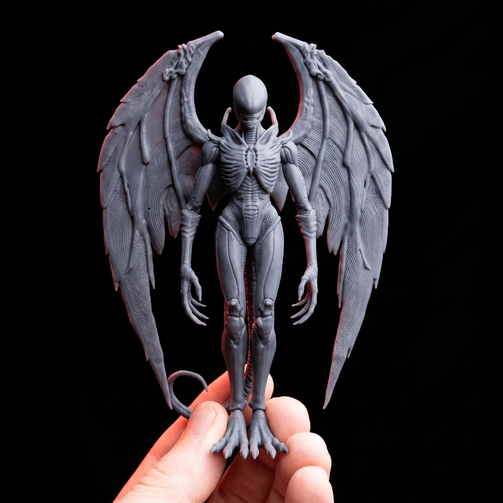 👽 Alien Creature STL・ STL File for 3D printing・Cults
