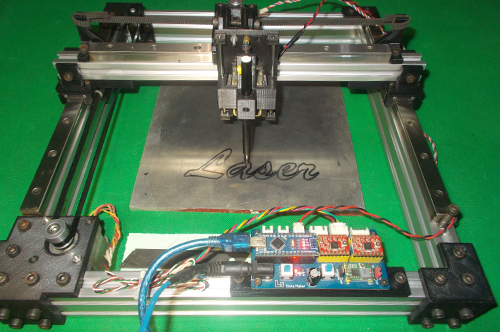 🖊️ 077-Homemade Laser Engraving Cut Plotter Pen Draw DIY Linear Motion ...