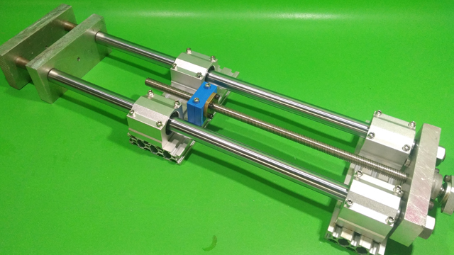 🧑‍🔧 DIY Axis Linear Rail Homemade Lathe CNC Machine Aluminium・Free 3D ...