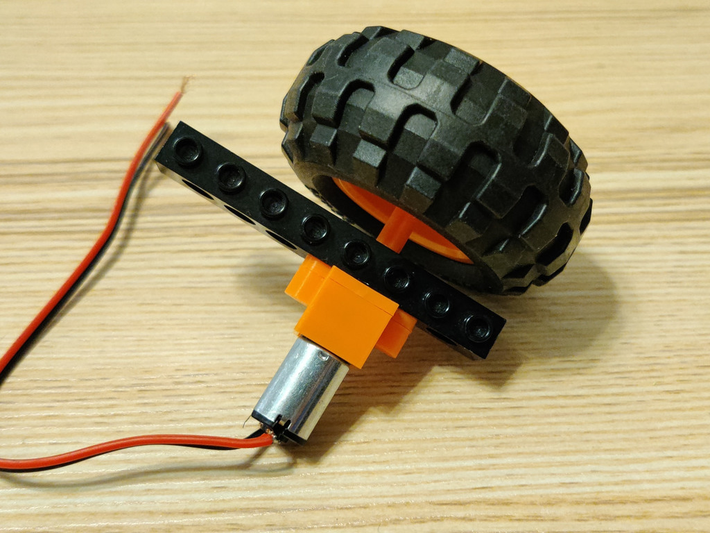 🧷 dual pin N20 motor mount - lego compatible・Free 3D File for ・Cults