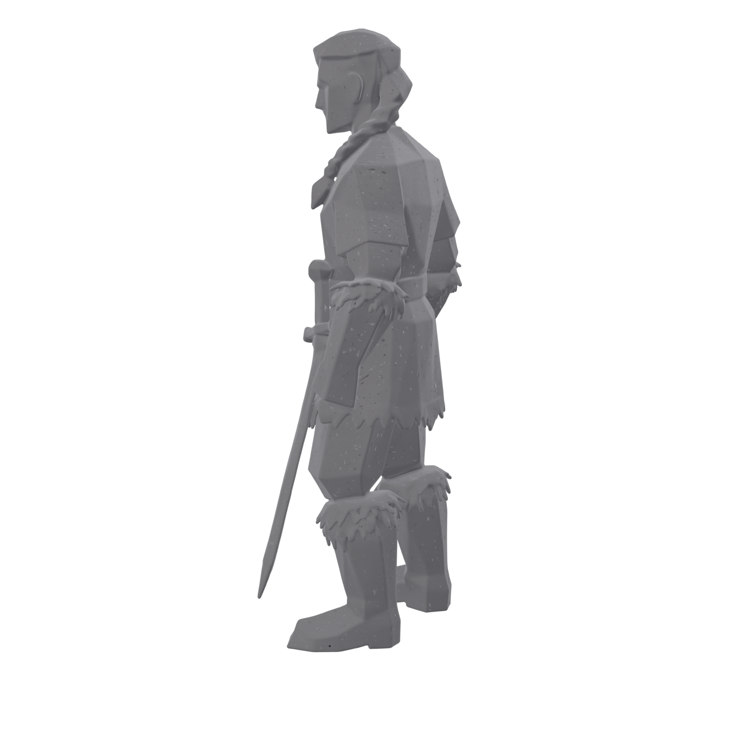 🎲 Low Poly Knight – Medieval Warrior | Fantasy Tabletop Figure | 3D ...