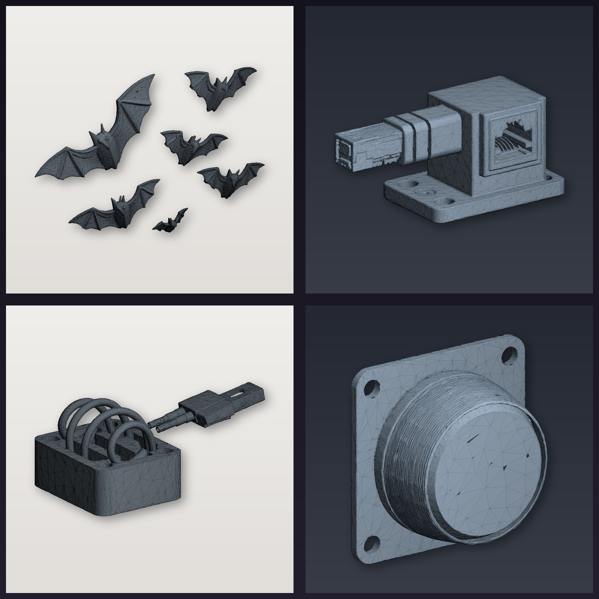 🔌 Wall Cable Collection — 5-Model STL Bundle | 3D Printable・ 3D File ...