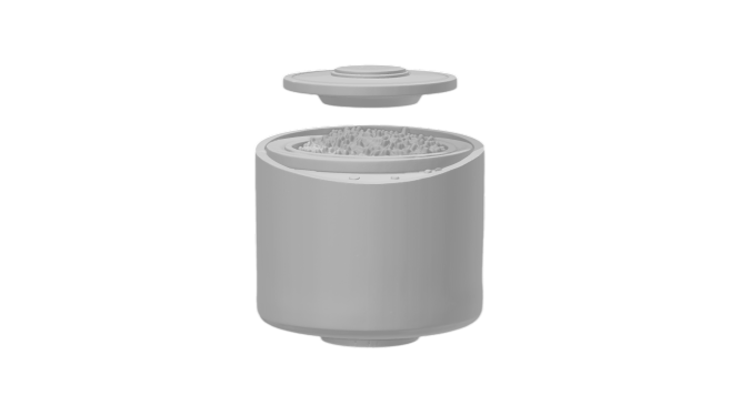 🌾 Traditional Cylindrical Rice Cooker - Simple 3D Printable Miniature ...
