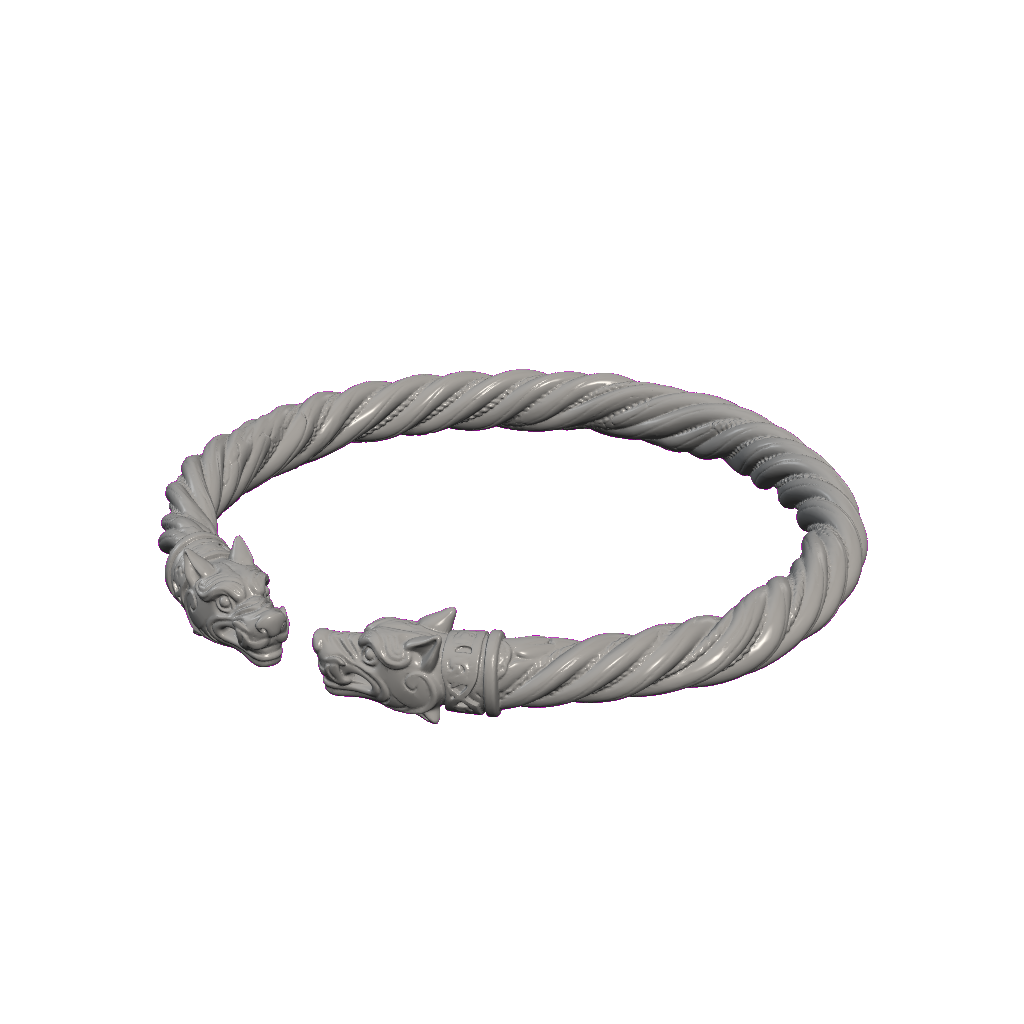 💍 Celtic Torc Neck Ring - Ancient Celtic Jewellery 3D Printable ...