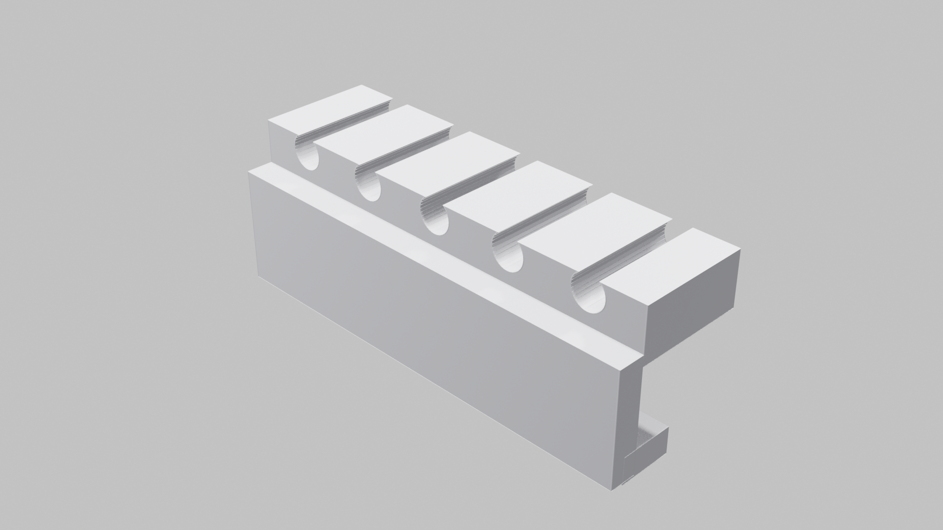 🔌 3-Slot Cable Clip — Desk Edge Cable Manager・ 3D File for 3D printing ...