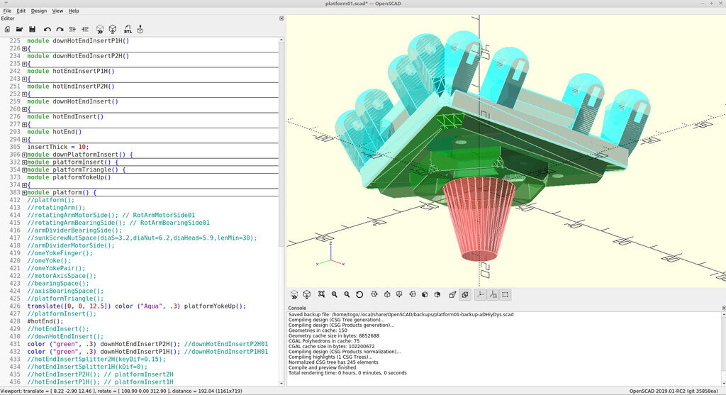 🤖 tiny Rotational Delta Robot framework using 28BYJ-48 steppers・Free 3D ...