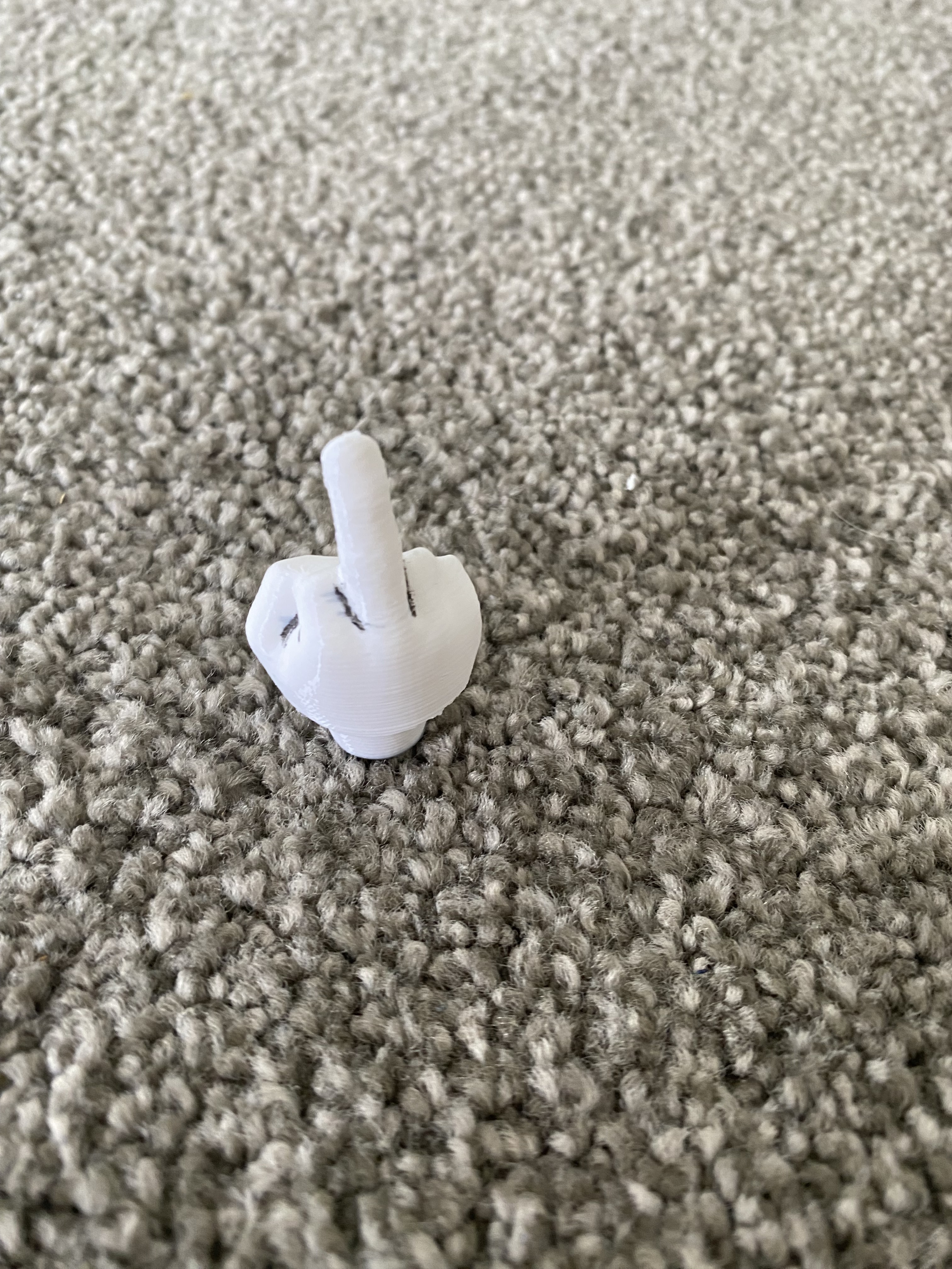 ⚽ Rude Finger Bike Valve Presta・Free 3D File for ・Cults