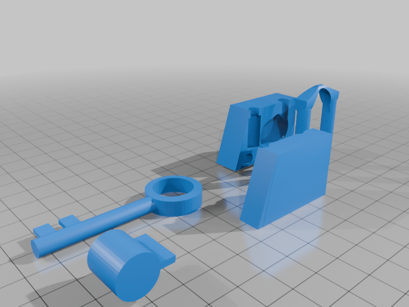 👋 Hello Neighbor Lock and Key・Free 3D File for ・Cults