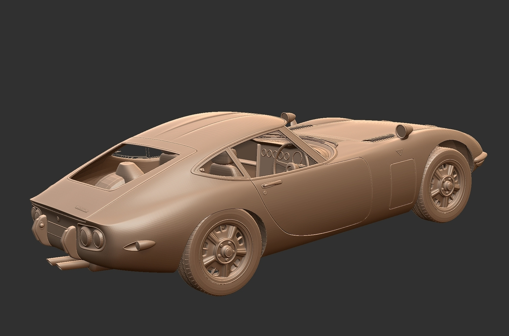 🚗 1967 Toyota 2000GT MF10 – High Detail 3D Printable Model・ 3D