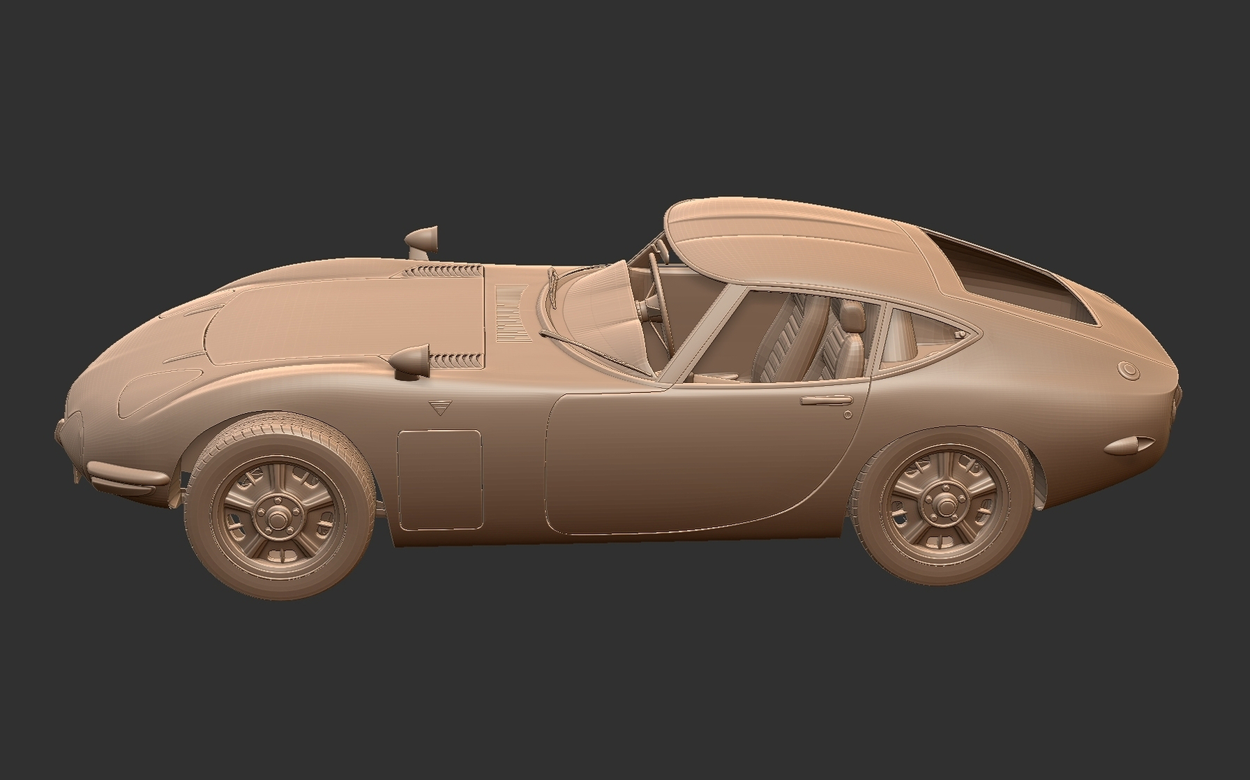 🚗 1967 Toyota 2000GT MF10 – High Detail 3D Printable Model・ 3D