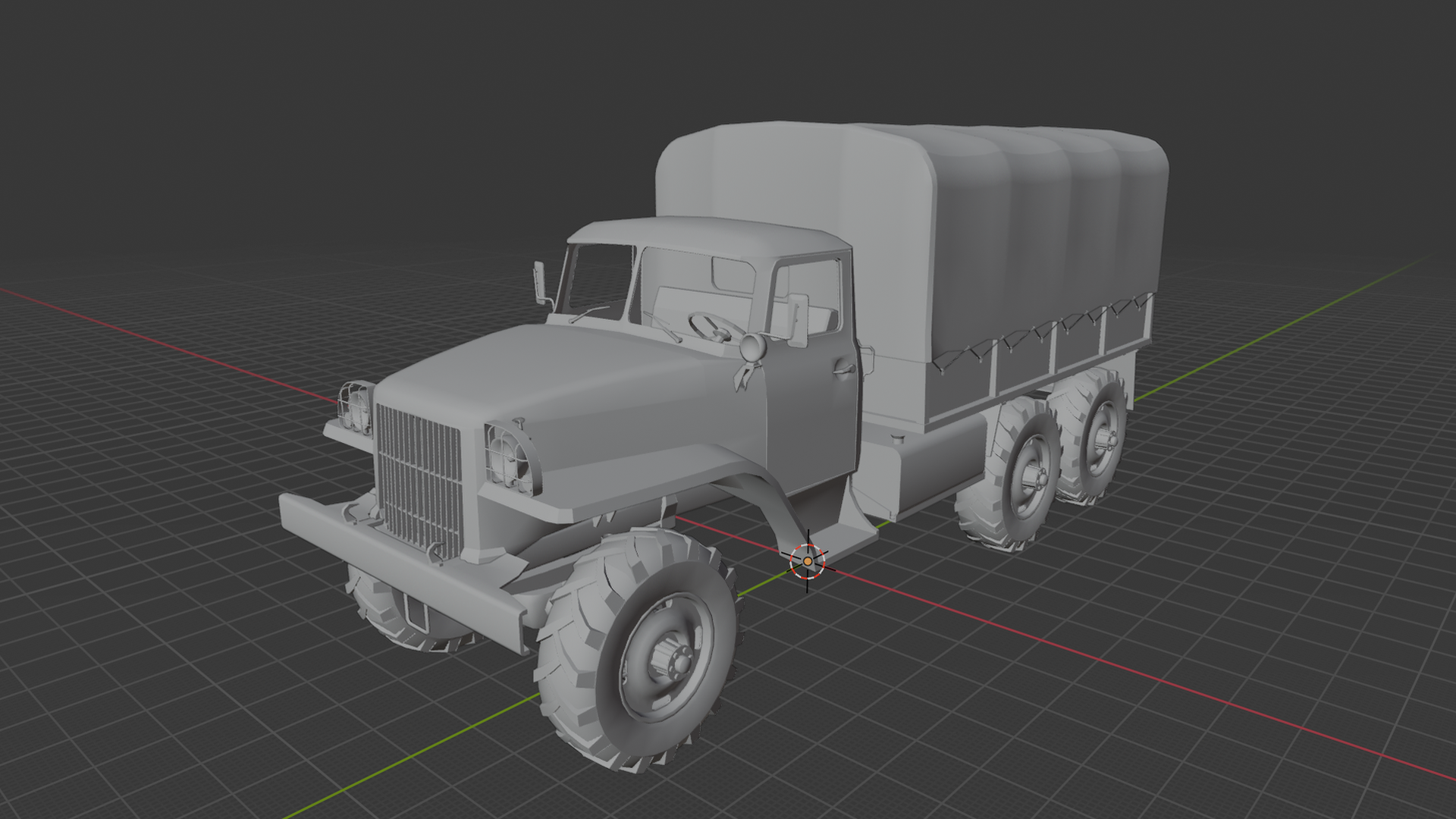 🪖 Ural-375D Soviet Military Truck 3D Print Model・ 3D File for 3D