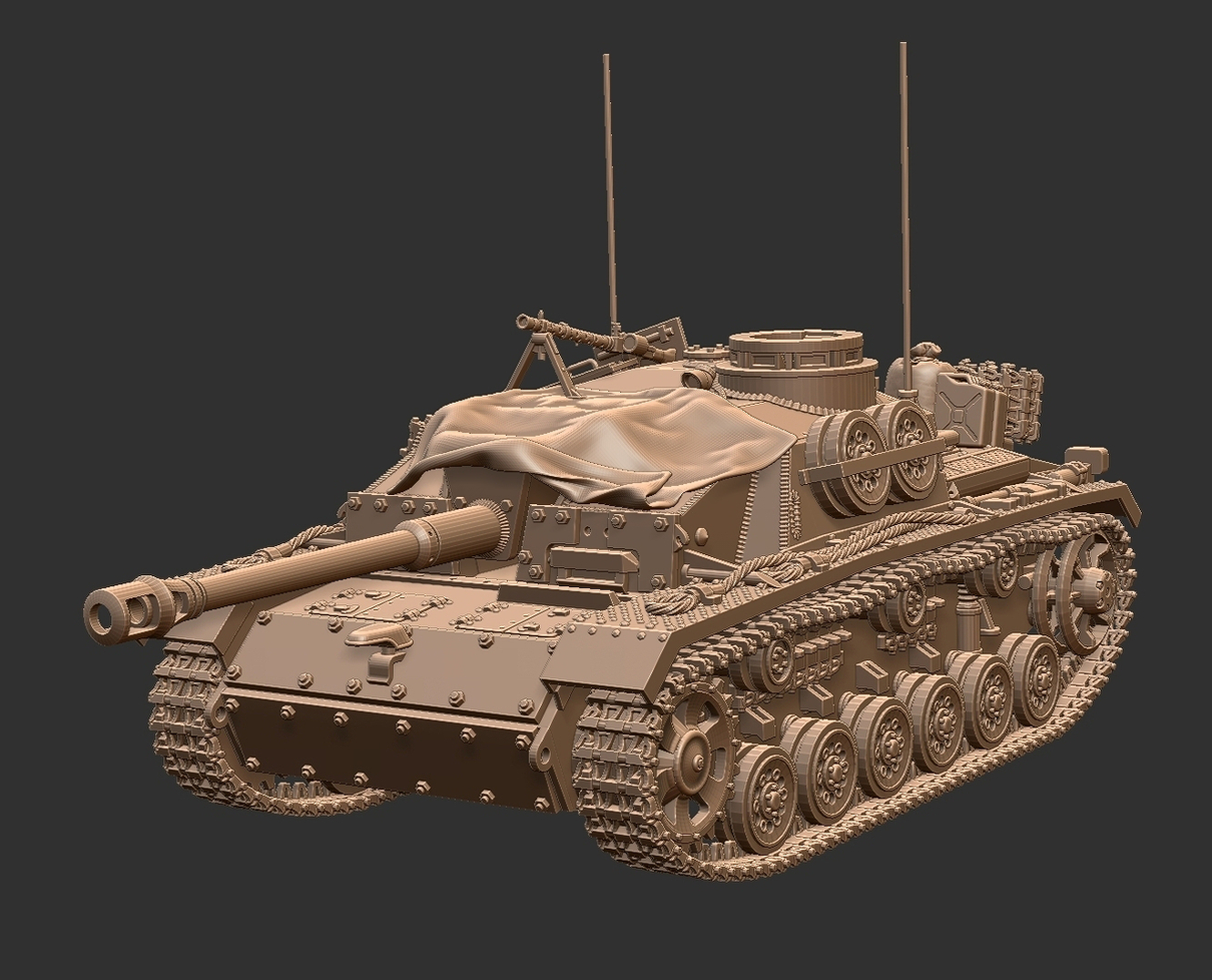 その他 65 StuG III Ausf.G Initial Production 🎲 StuG III Ausf. G Initial Production (Nov 1942) 3D Print Model