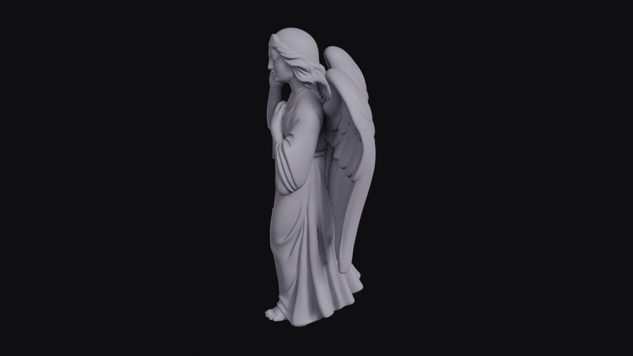 Listening_Female_Angel_0007.jpg Listening Female Angel Statue