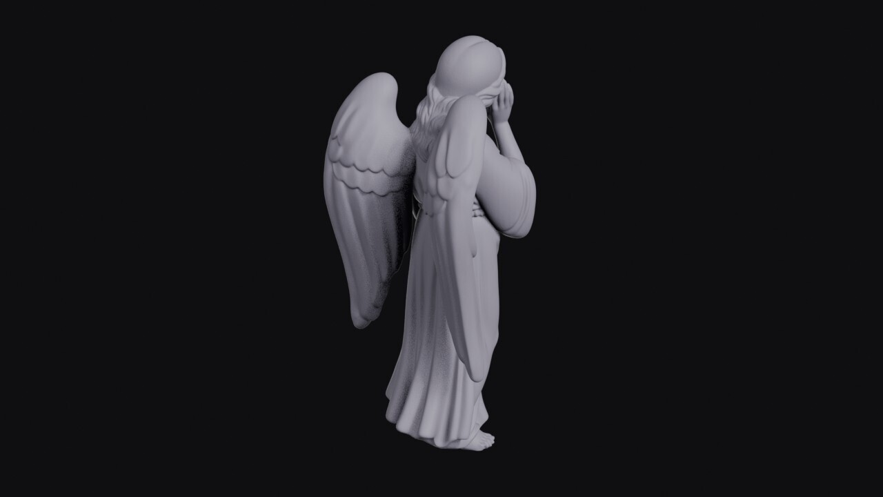 Listening_Female_Angel_0004.jpg Listening Female Angel Statue