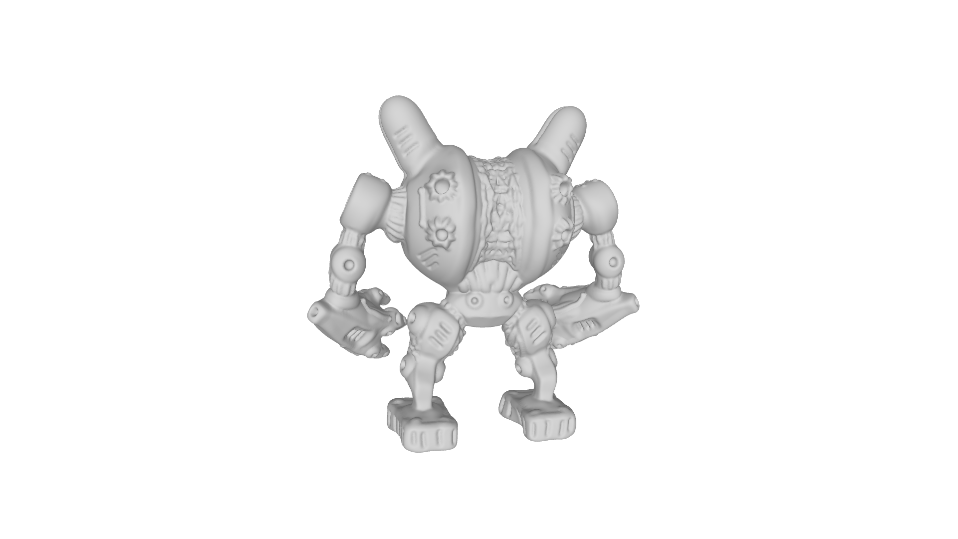 🤖 Center Bot・ OBJ File for ・Cults