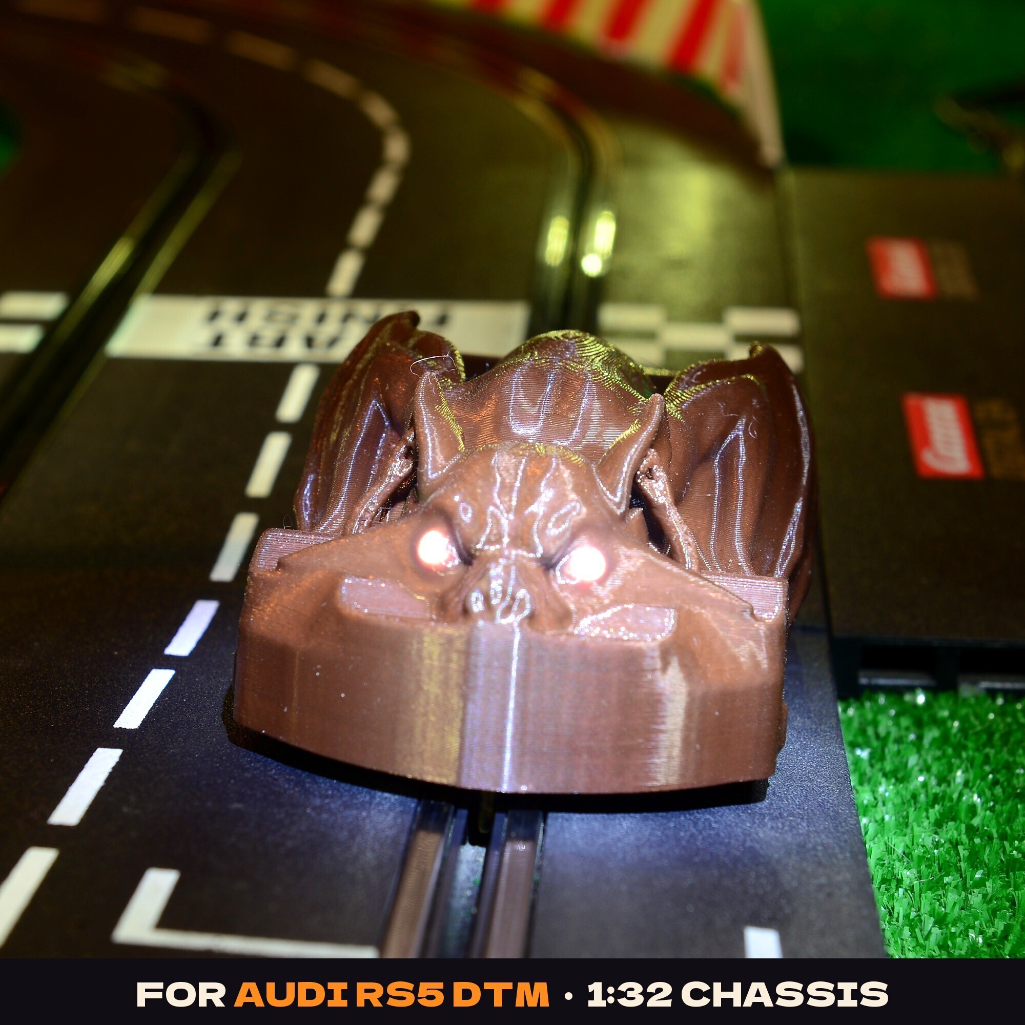 🦇 Bat Slot Car Body 1:32 for Audi RS5 DTM – Halloween Vampire Bat with ...