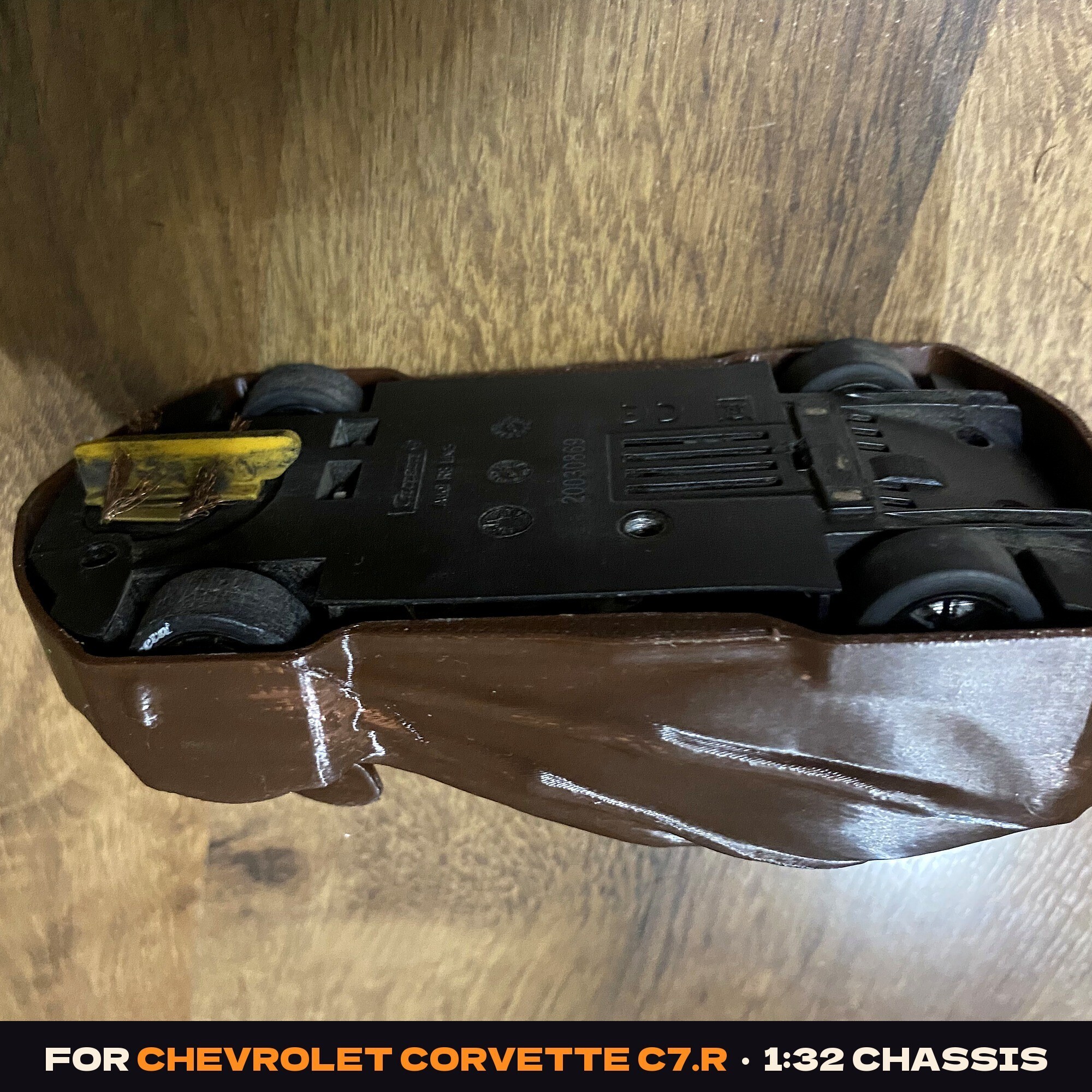🦇 Bat Slot Car Body 1:32 for Chevrolet Corvette C7.R – Halloween ...
