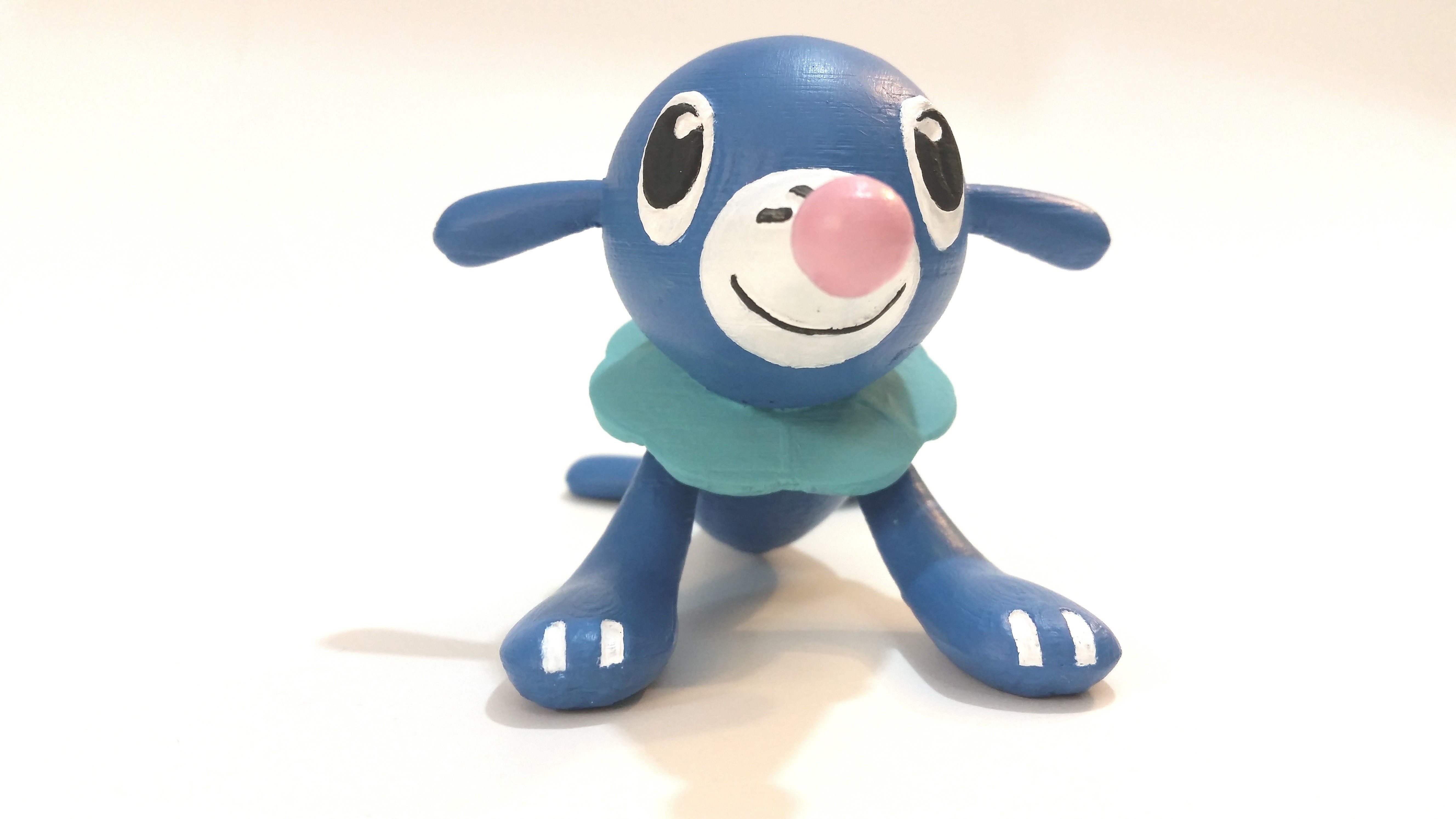 🐉 Popplio - Pokemon Sun &amp; Moon Water Starter・Free STL File for ・Cults