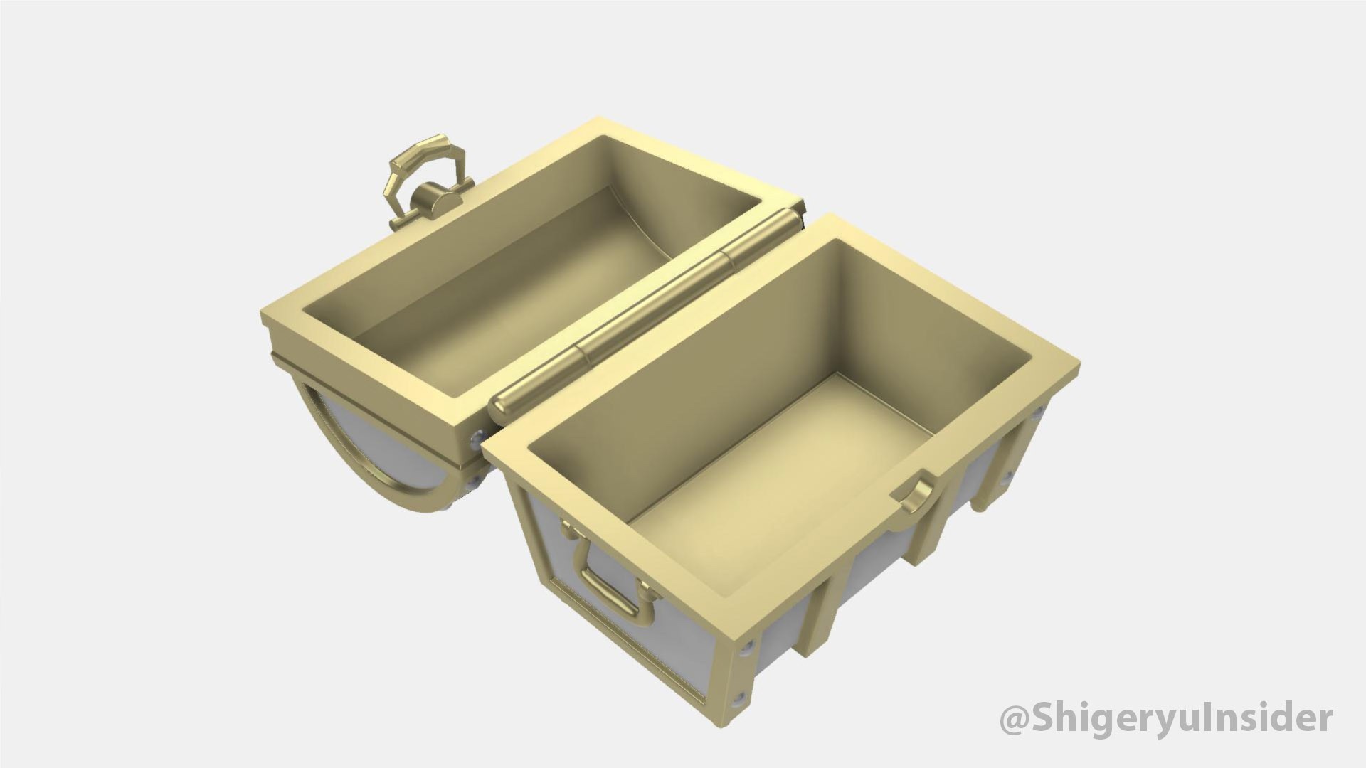 STL file Zelda Treasure chest+Cartridge storage 🎮 ・3D print object to