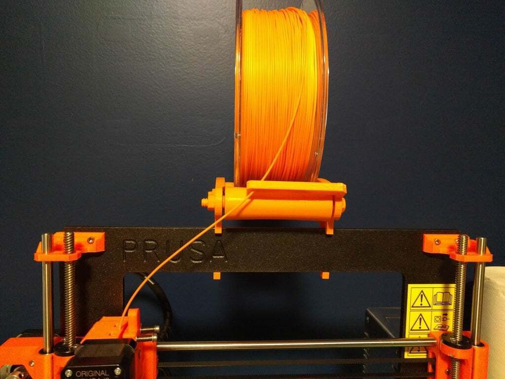 3D printed New Prusa i3 MK1 & MK2 Spool Holder V2 - Quick Change・Cults