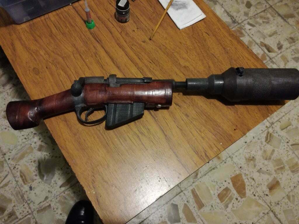 Ca 87 Free STL file CA-87 (ANH: Jawa's Ion Blaster) Blaster body only ・Model ...