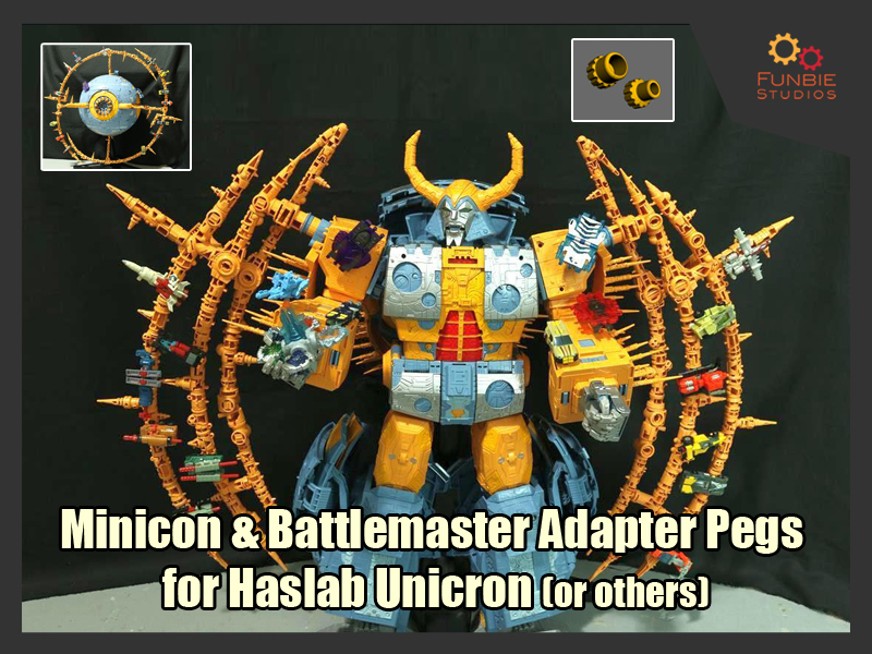 🤖 Minicon & Battlemaster Adapter Pegs for Transformers